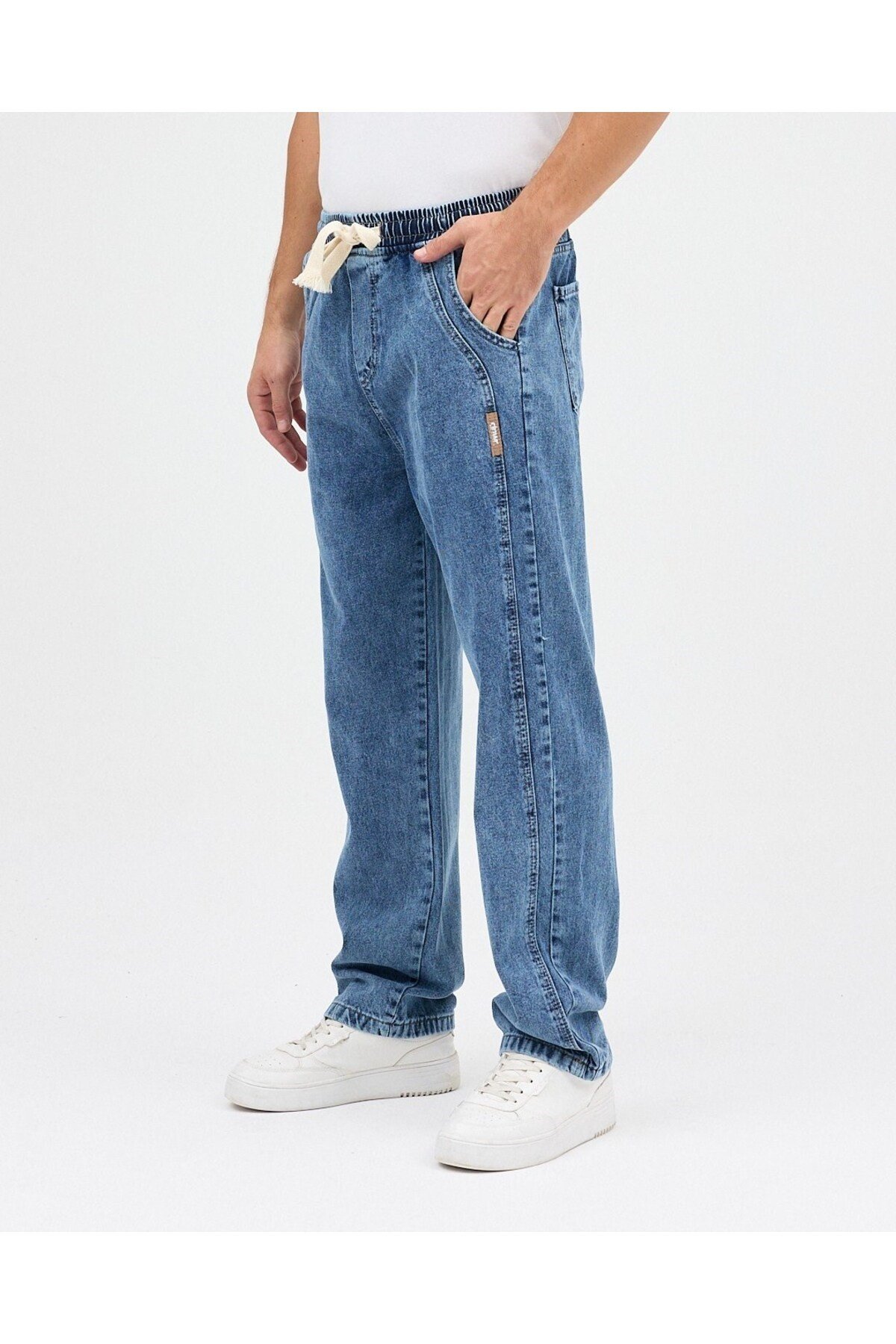 AMERİCANO BAGGY KOT PANTOLON (MAVİ)