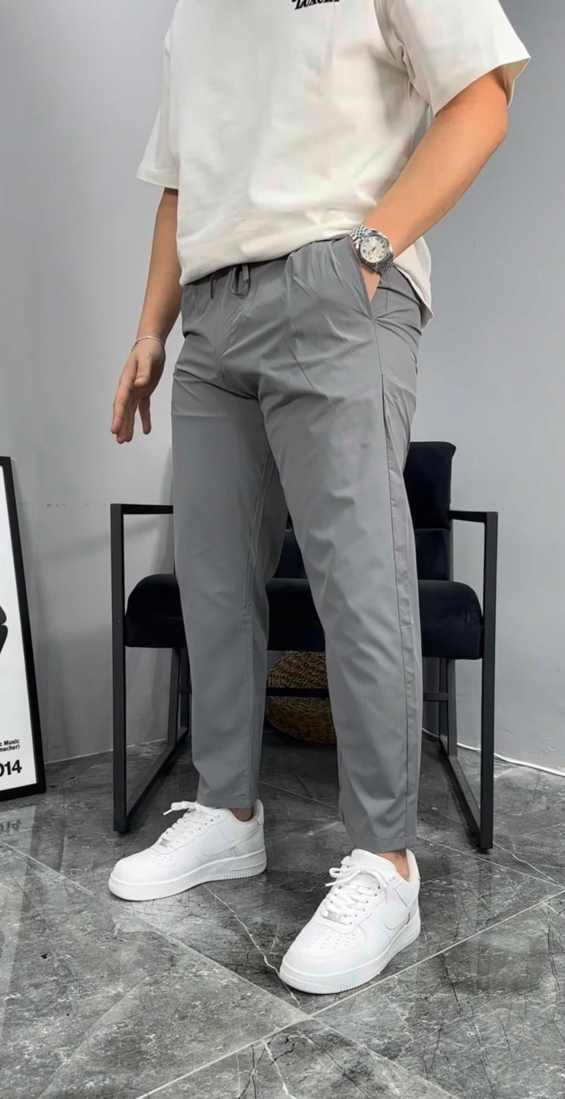 BASİC PARAŞÜT JOGGER PANTOLON (GRİ)