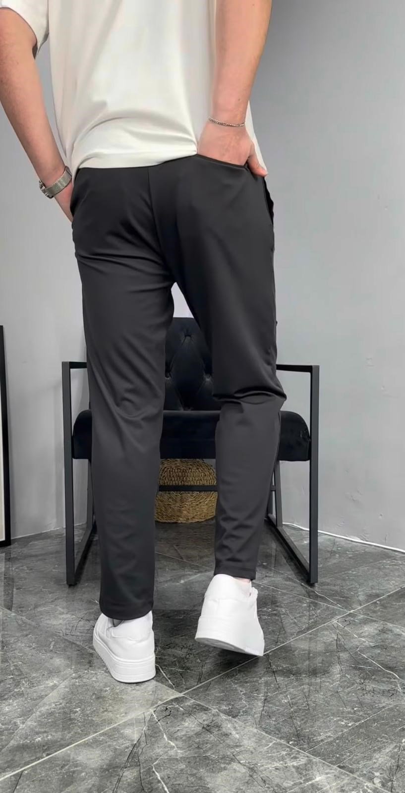 BASİC PARAŞÜT JOGGER PANTOLON (SİYAH)