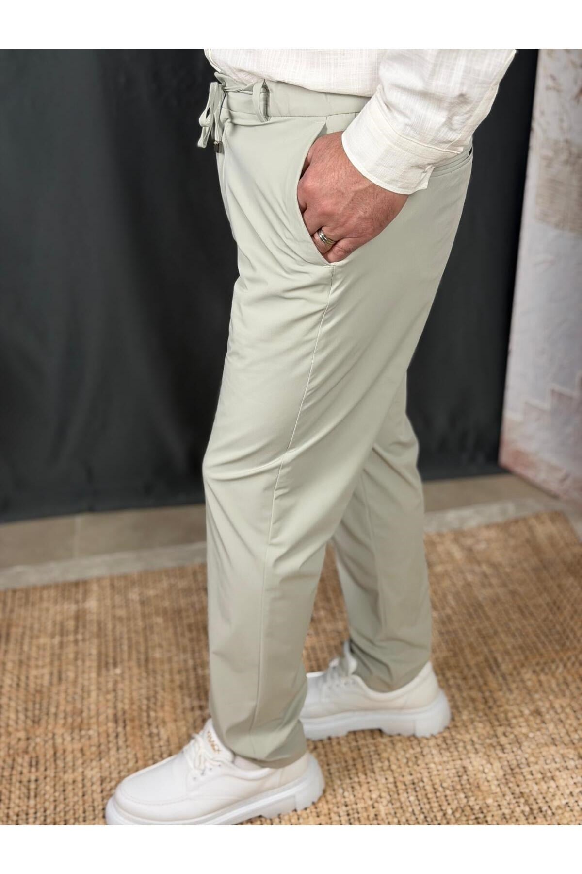 BELİ LASTİKLİ , BAĞCIKLI , FİT KALIP , KUMAŞ PANTOLON