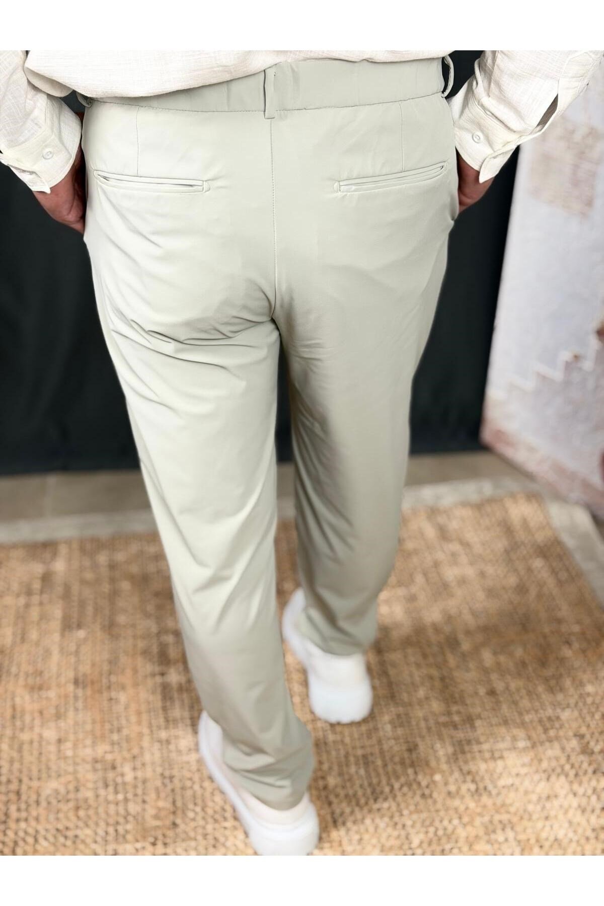 BELİ LASTİKLİ , BAĞCIKLI , FİT KALIP , KUMAŞ PANTOLON