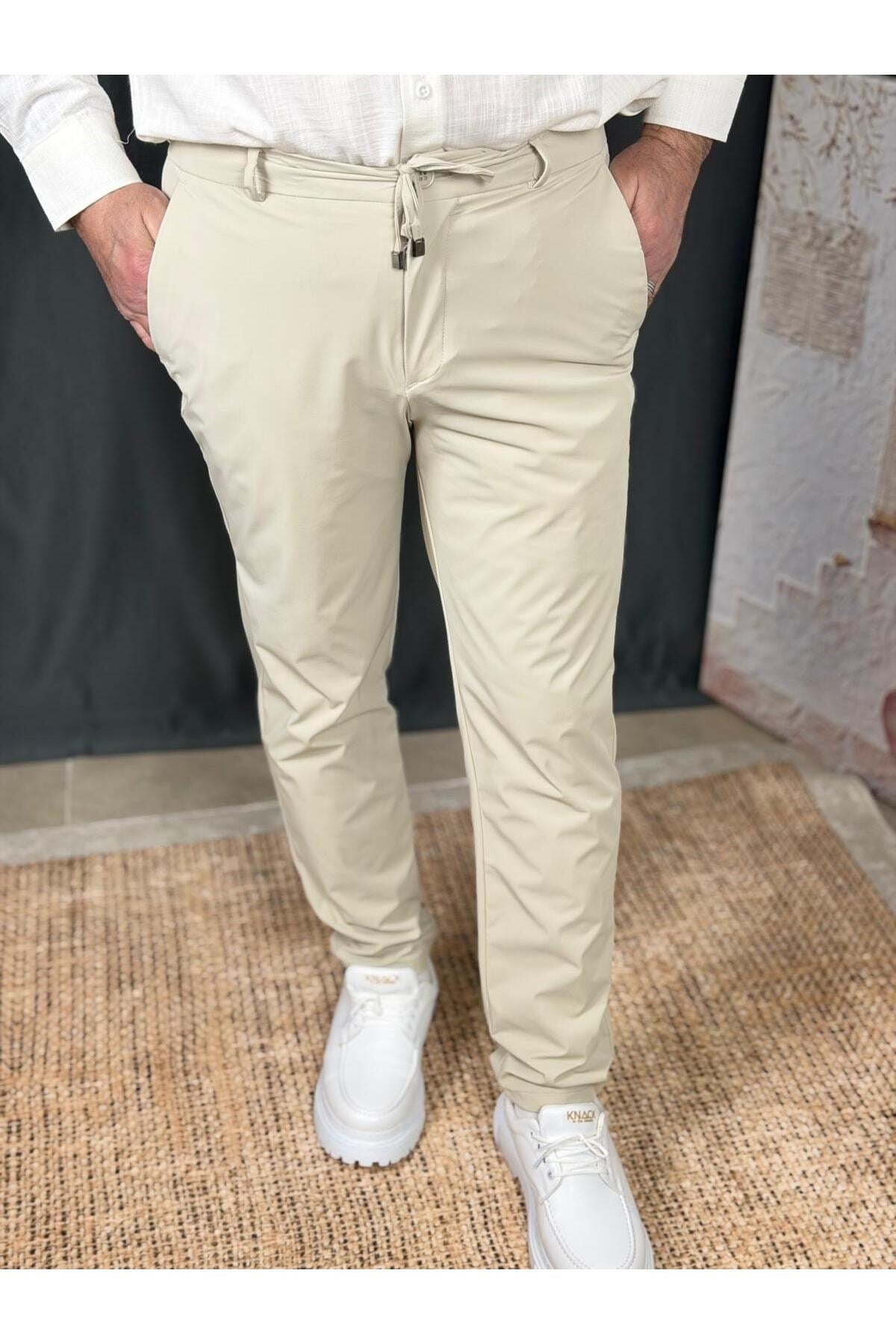 BELİ LASTİKLİ , BAĞCIKLI , FİT KALIP , KUMAŞ PANTOLON
