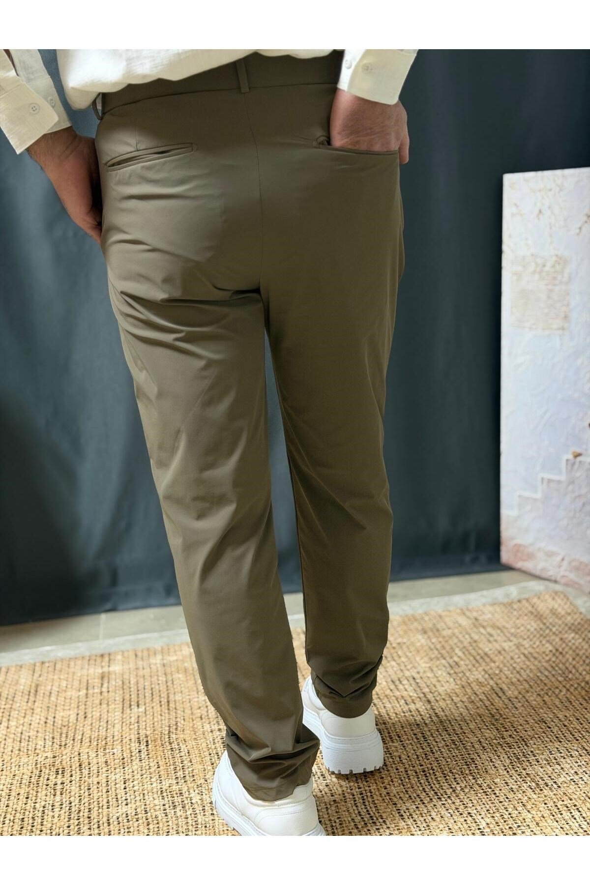 BELİ LASTİKLİ , BAĞCIKLI , FİT KALIP , KUMAŞ PANTOLON