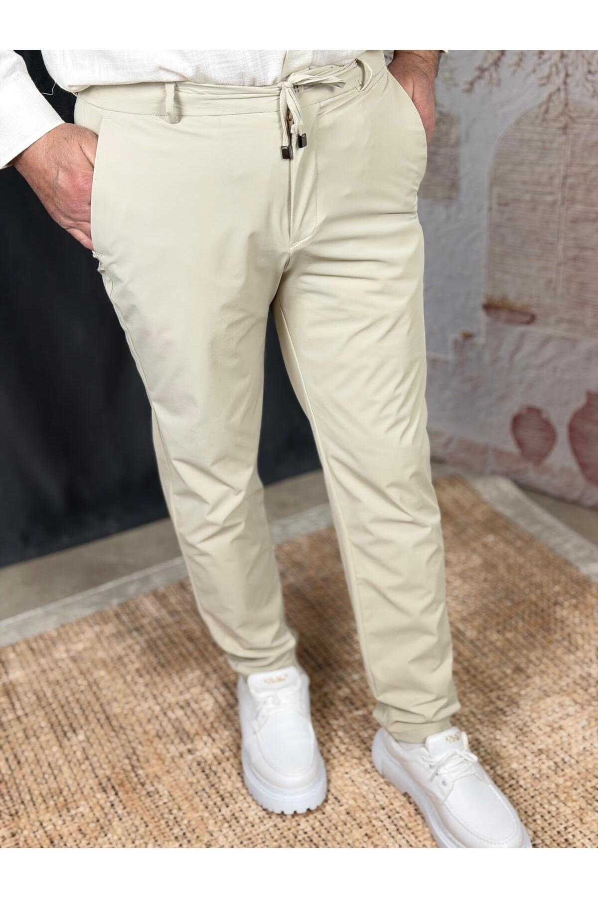 BELİ LASTİKLİ , BAĞCIKLI , FİT KALIP , KUMAŞ PANTOLON