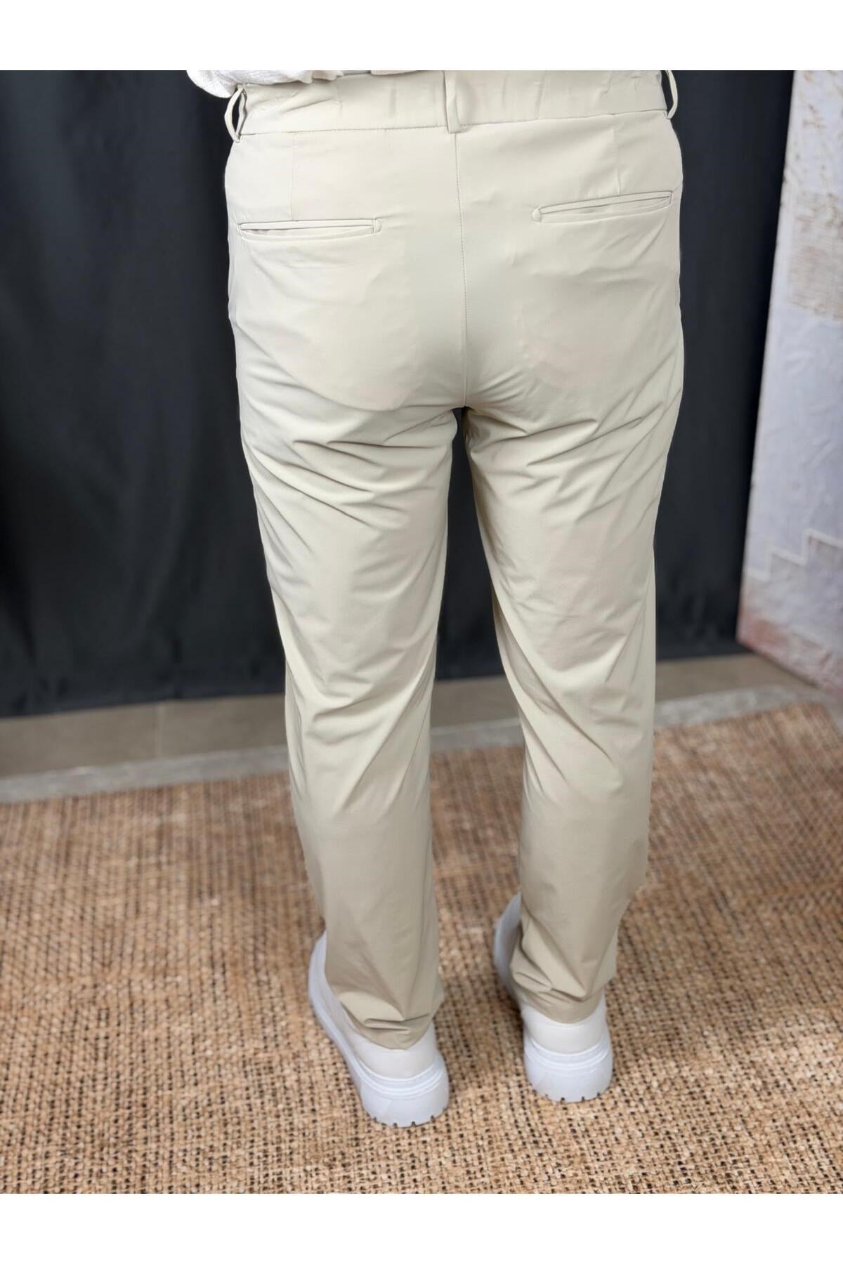 BELİ LASTİKLİ , BAĞCIKLI , FİT KALIP , KUMAŞ PANTOLON