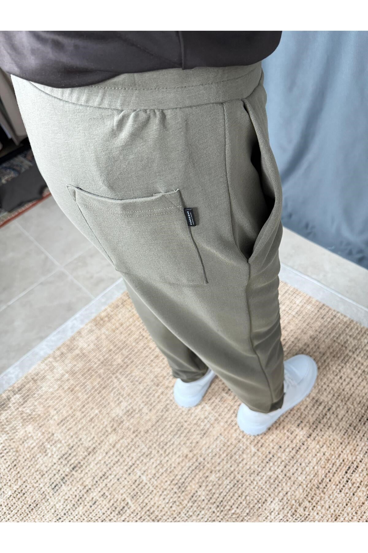 BELİ LASTİKLİ DAR KESİM JOGGER