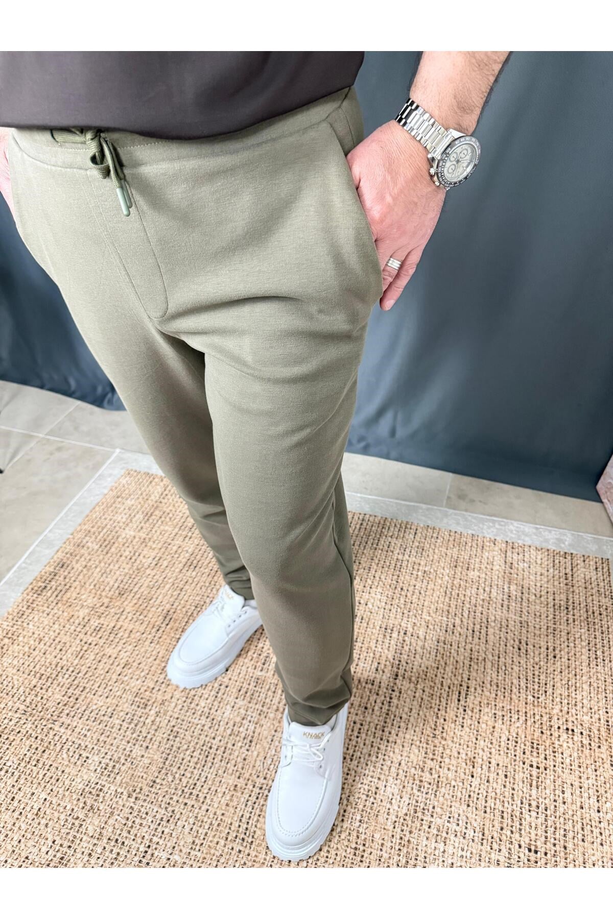 BELİ LASTİKLİ DAR KESİM JOGGER