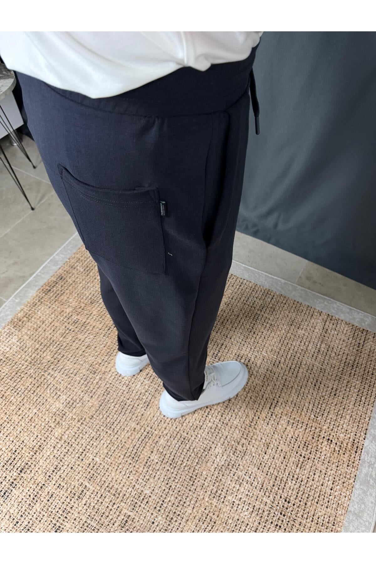 BELİ LASTİKLİ DAR KESİM JOGGER