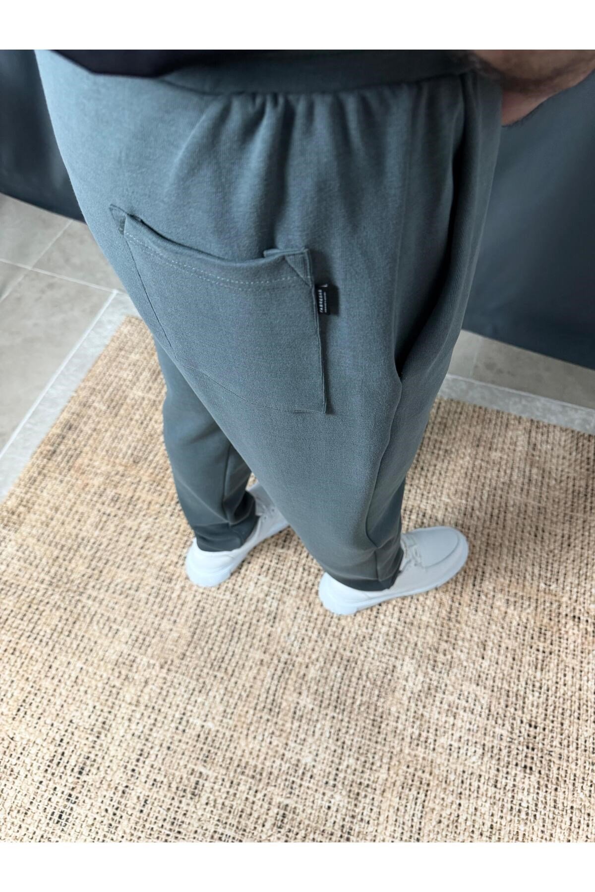 BELİ LASTİKLİ DAR KESİM JOGGER