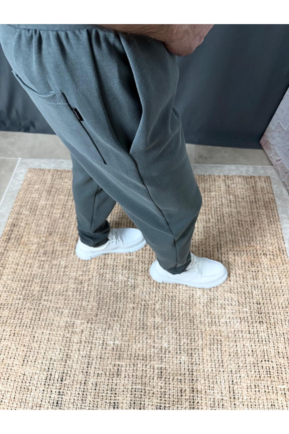BELİ LASTİKLİ DAR KESİM JOGGER