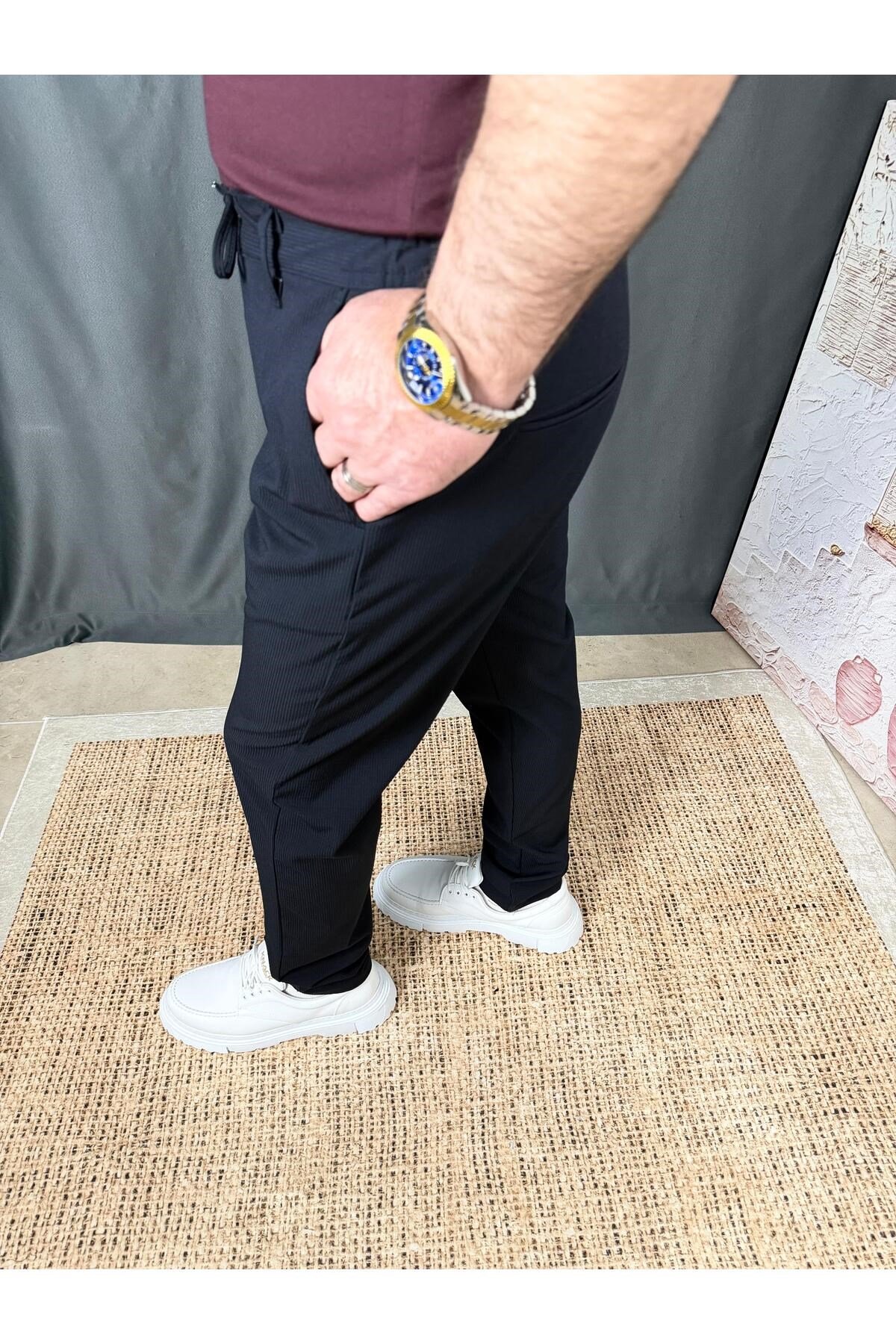 BELİ LASTİKLİ GENİŞ KESİM JOGGER