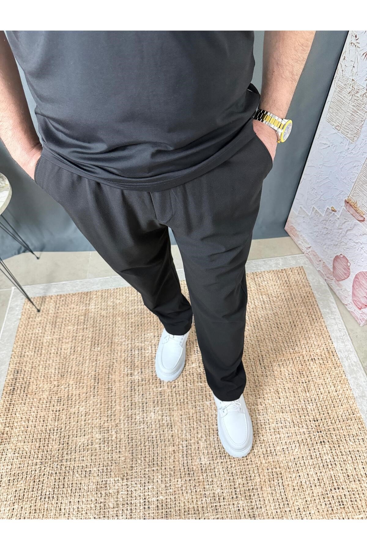 BELİ LASTİKLİ GENİŞ KESİM JOGGER