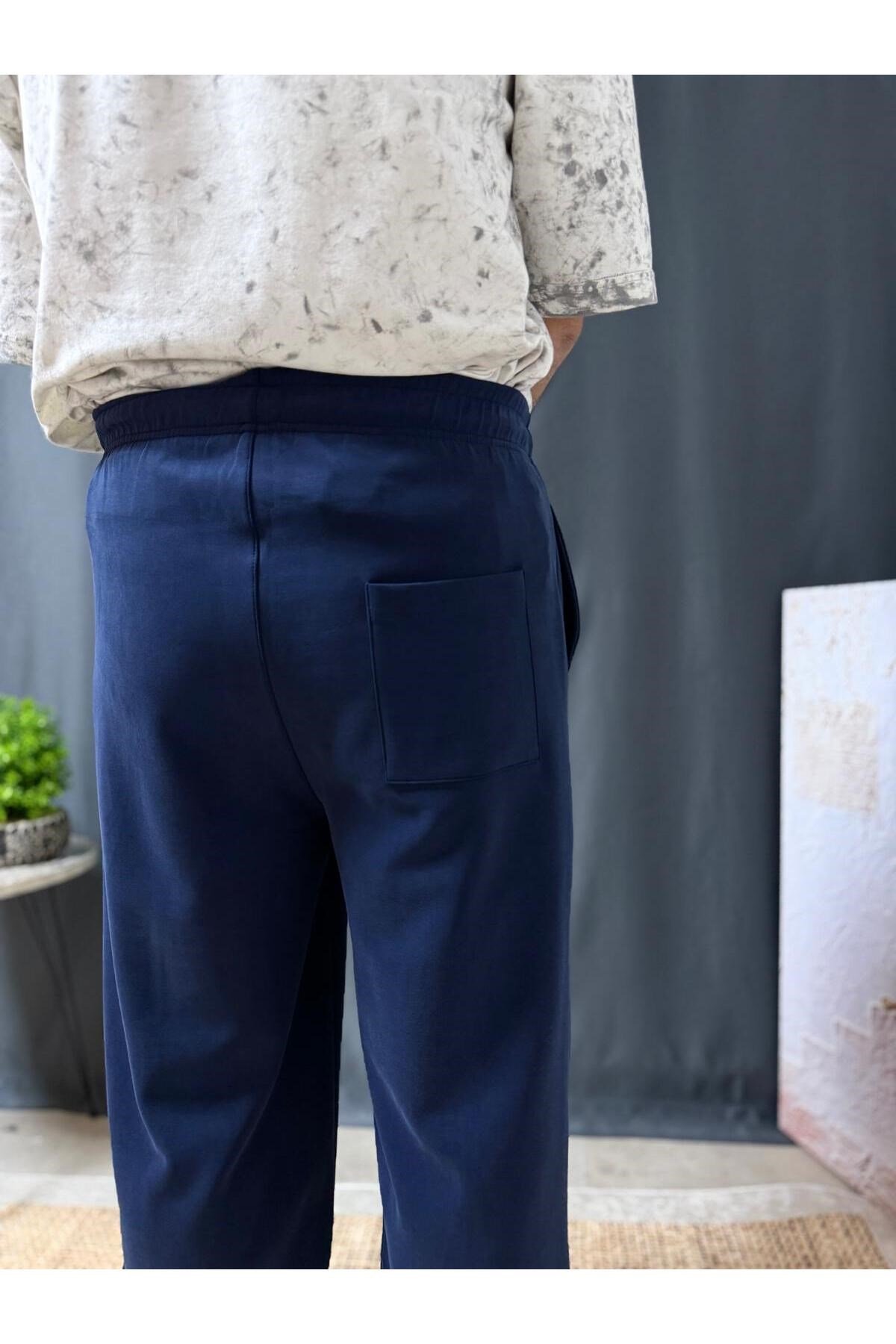 BELİ LASTİKLİ MODAL KUMAŞ BAGGY PANTOLON (321)