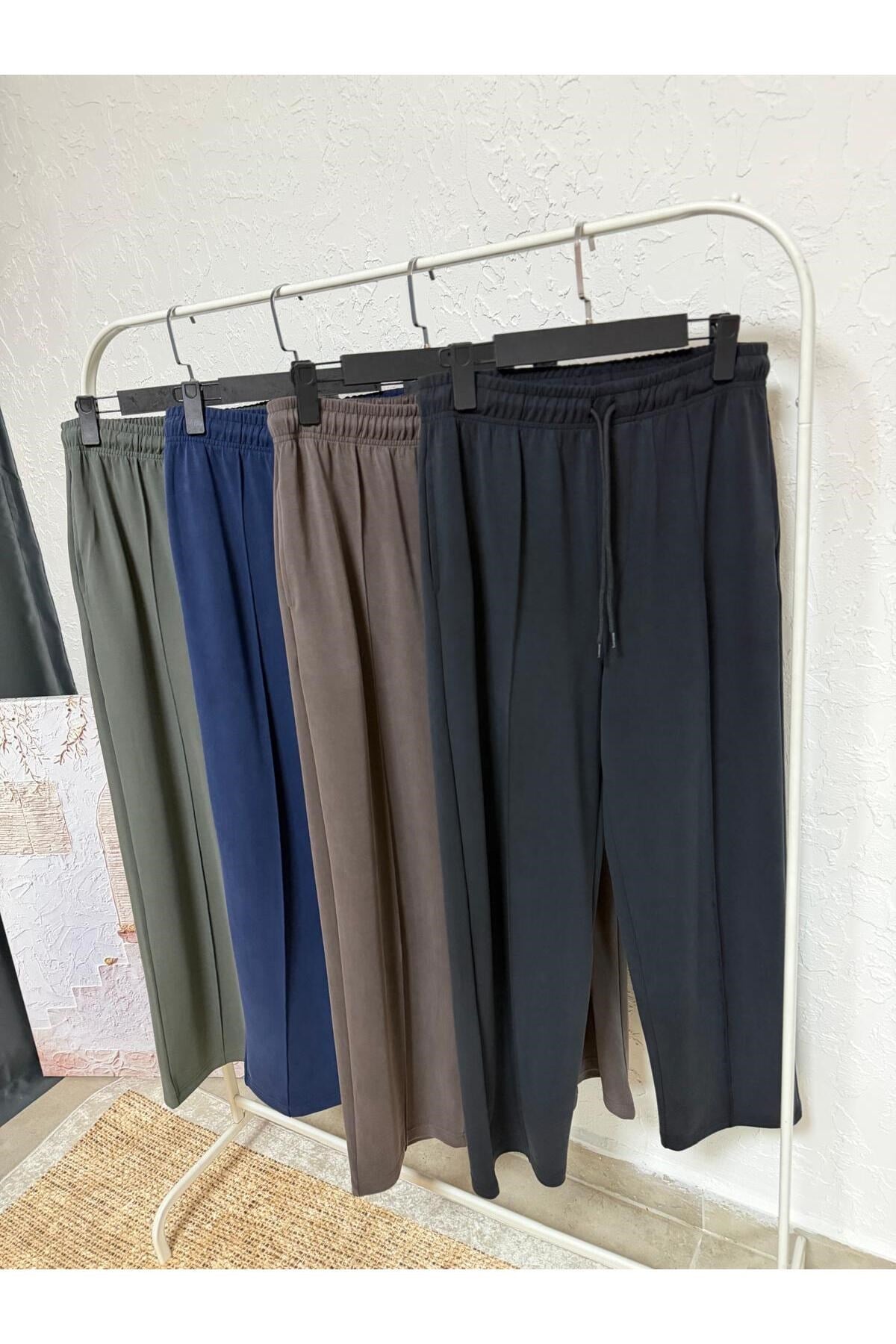 BELİ LASTİKLİ MODAL KUMAŞ BAGGY PANTOLON (321)