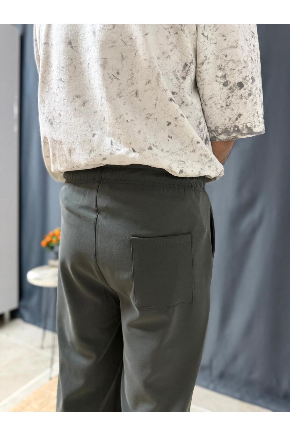 BELİ LASTİKLİ MODAL KUMAŞ BAGGY PANTOLON (321)