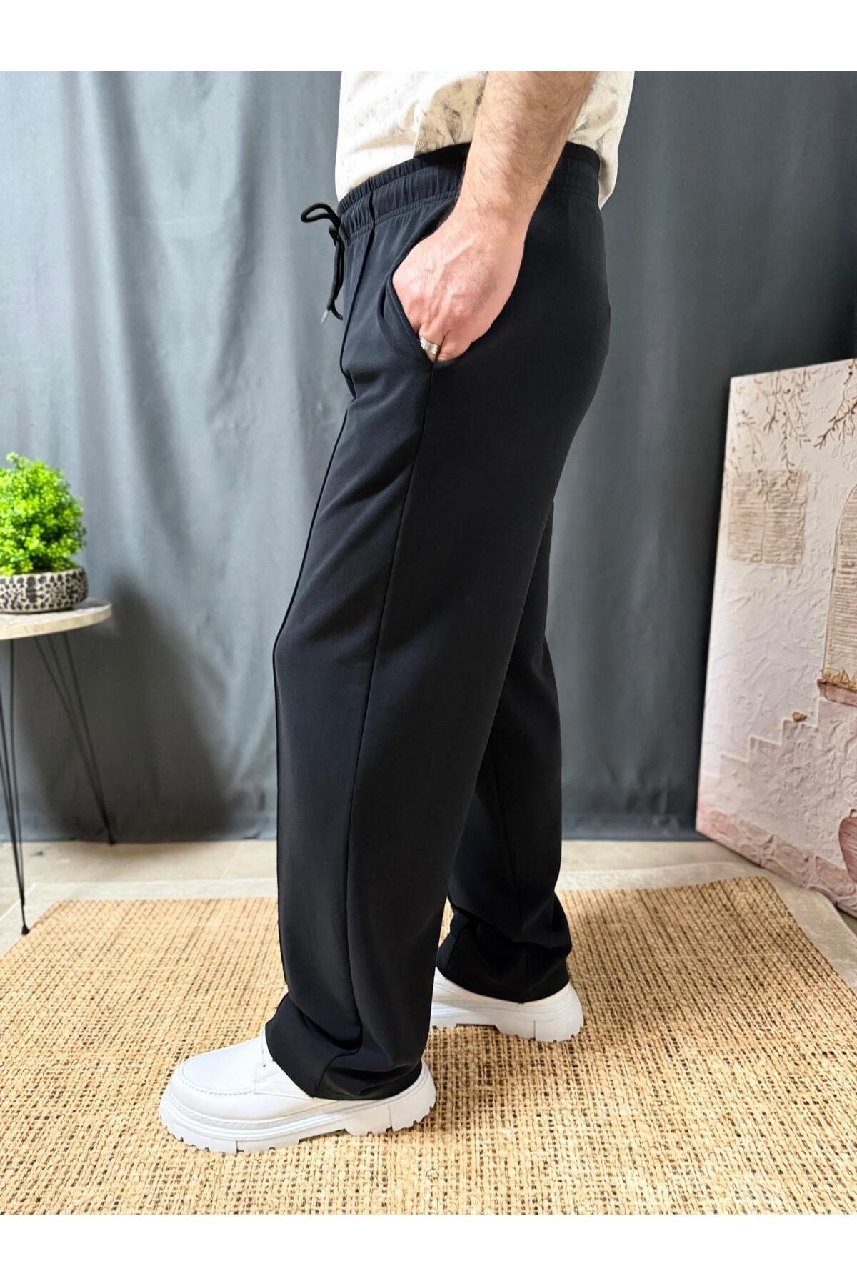 BELİ LASTİKLİ MODAL KUMAŞ BAGGY PANTOLON (321)