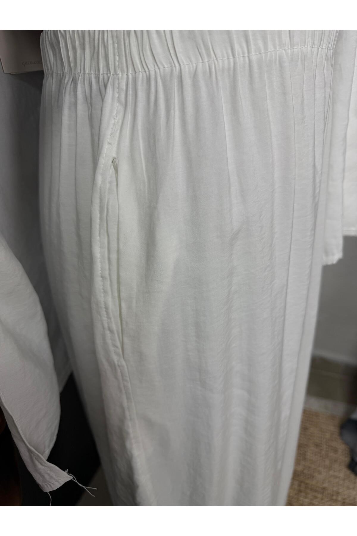 BELİ LATİKLİ BOL PANTOLON