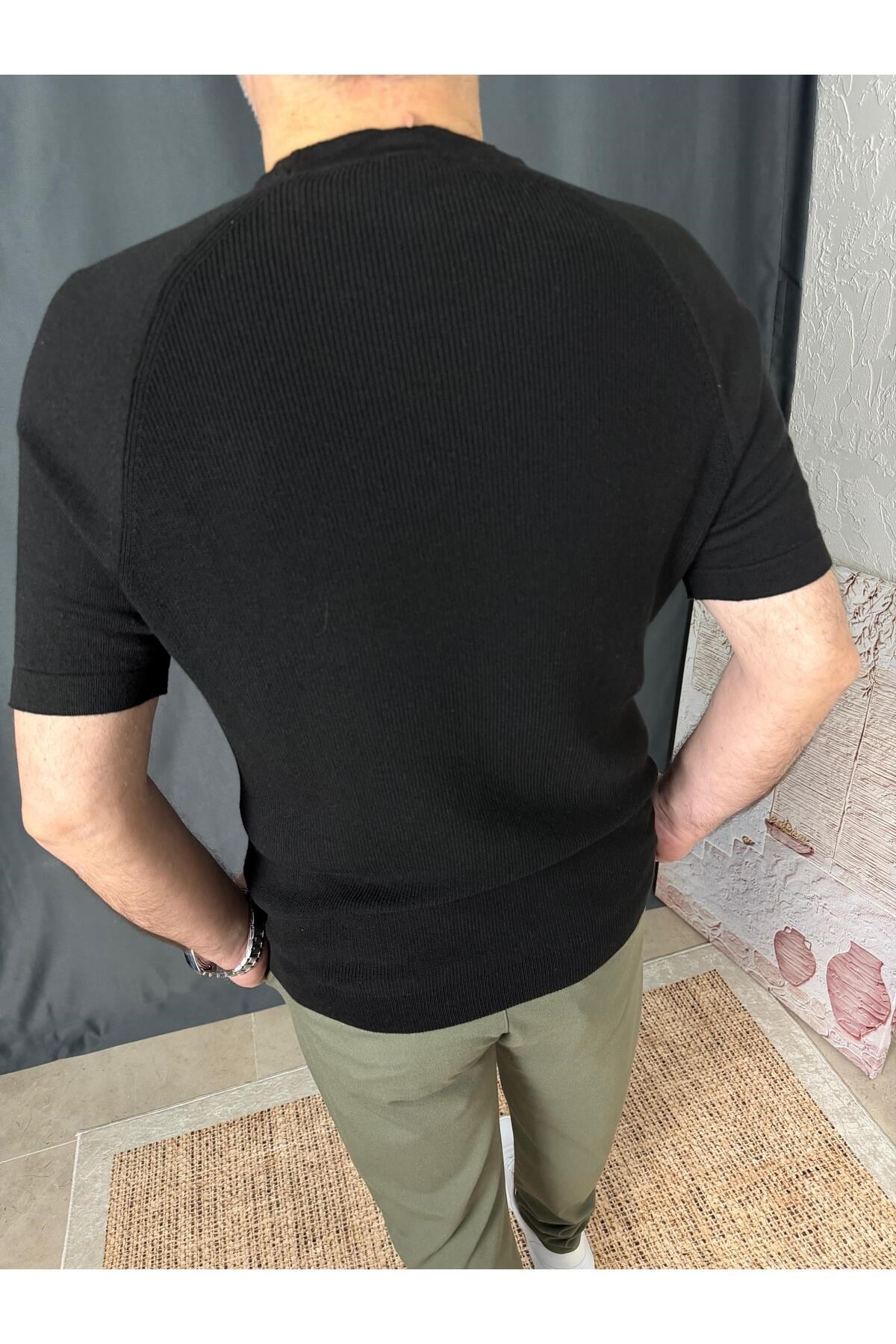 BİSİKLET YAKA FİTİLLİ TRİKO