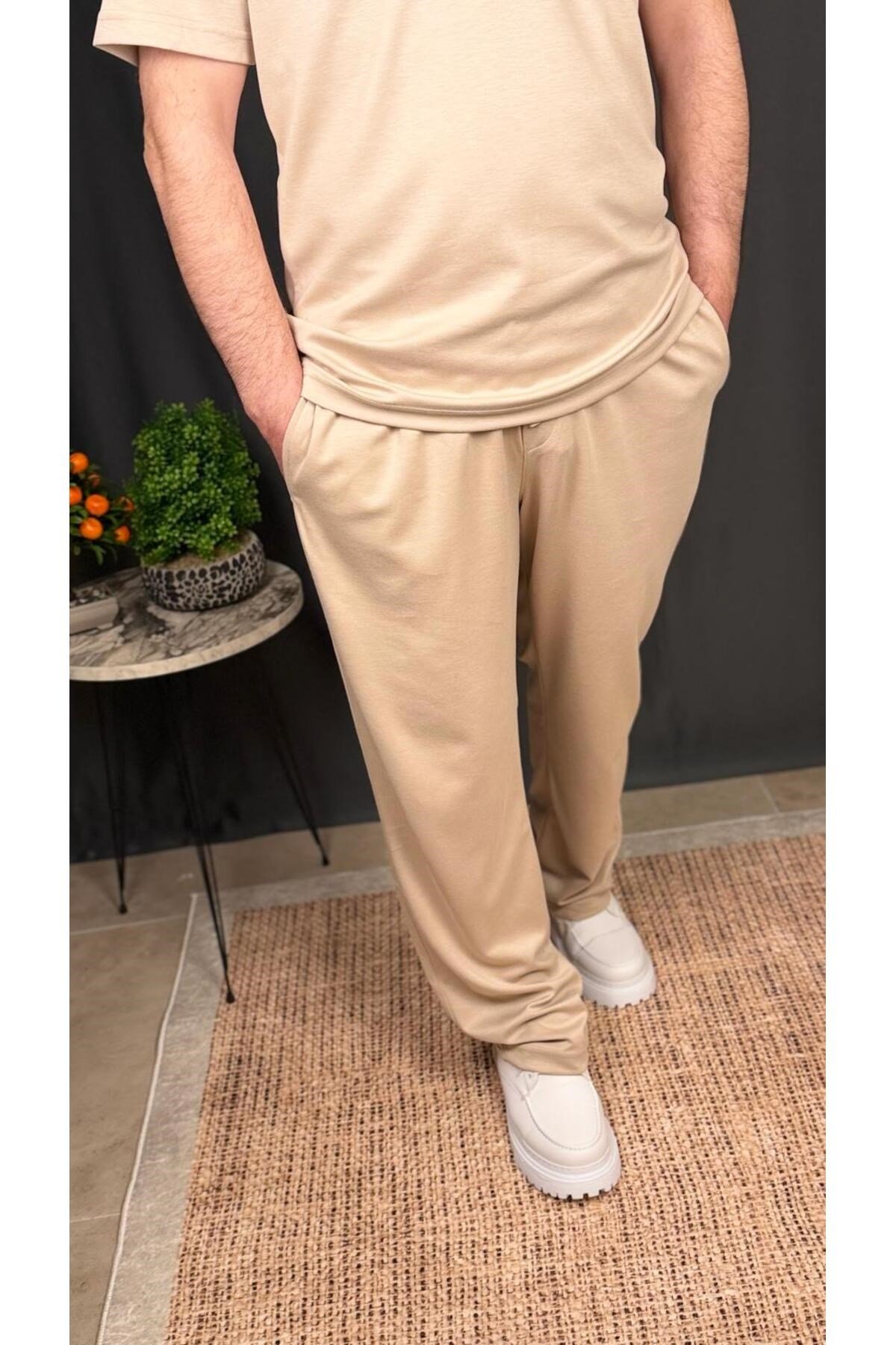 BİSİKLET YAKA ,MODAL KUMAŞ , ERKEK , EŞOFMAN TAKIMI