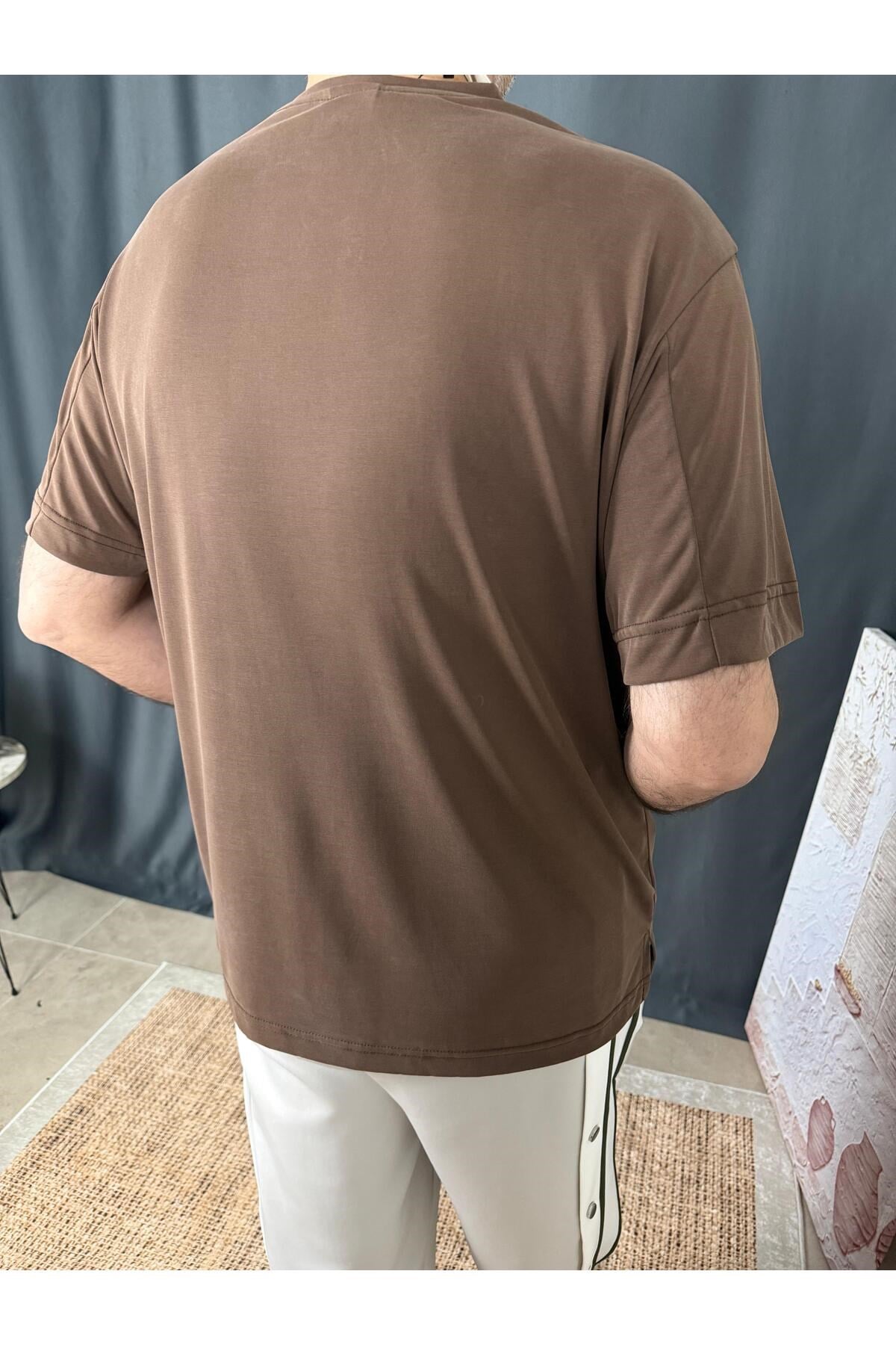 BİSİKLET YAKA MODAL TİŞÖRT