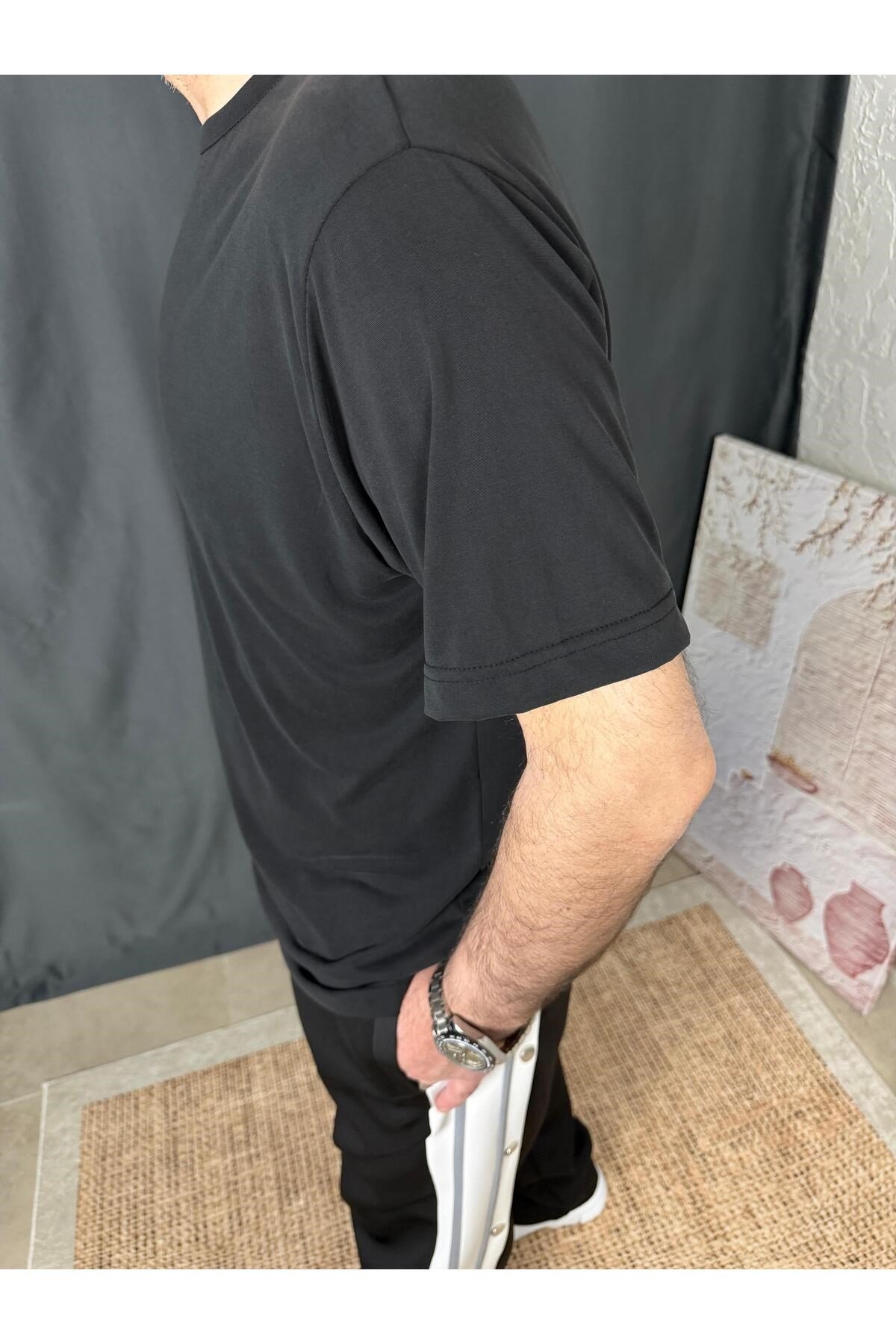 BİSİKLET YAKA MODAL TİŞÖRT