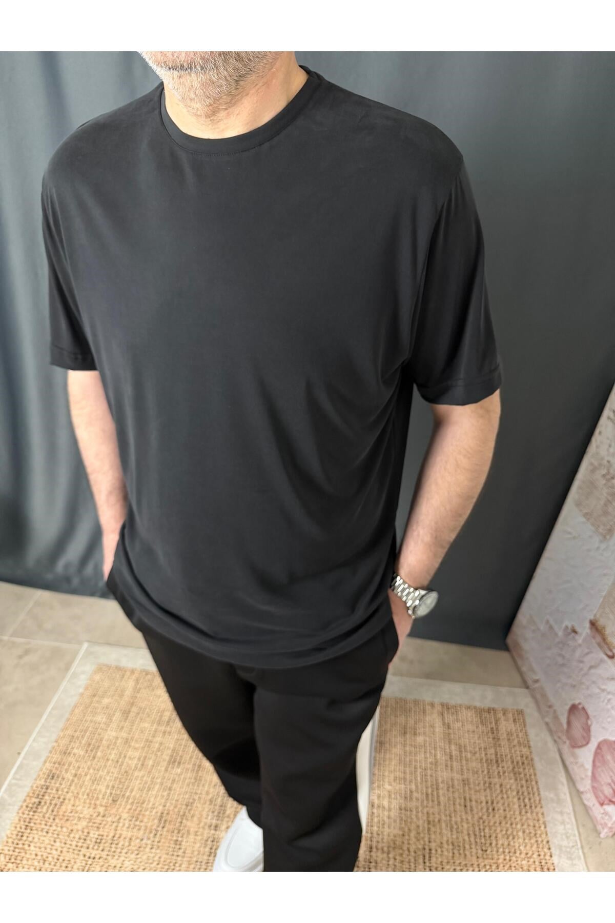 BİSİKLET YAKA MODAL TİŞÖRT