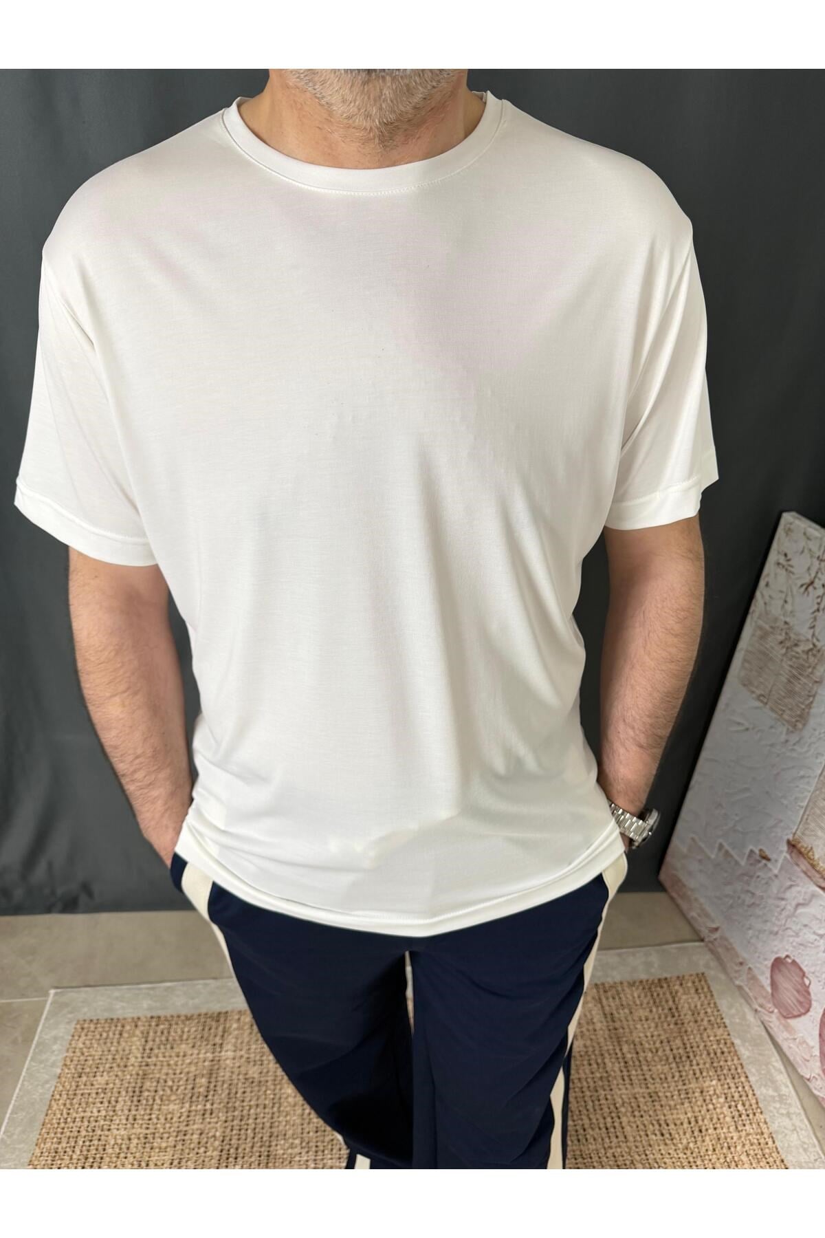 BİSİKLET YAKA MODAL TİŞÖRT