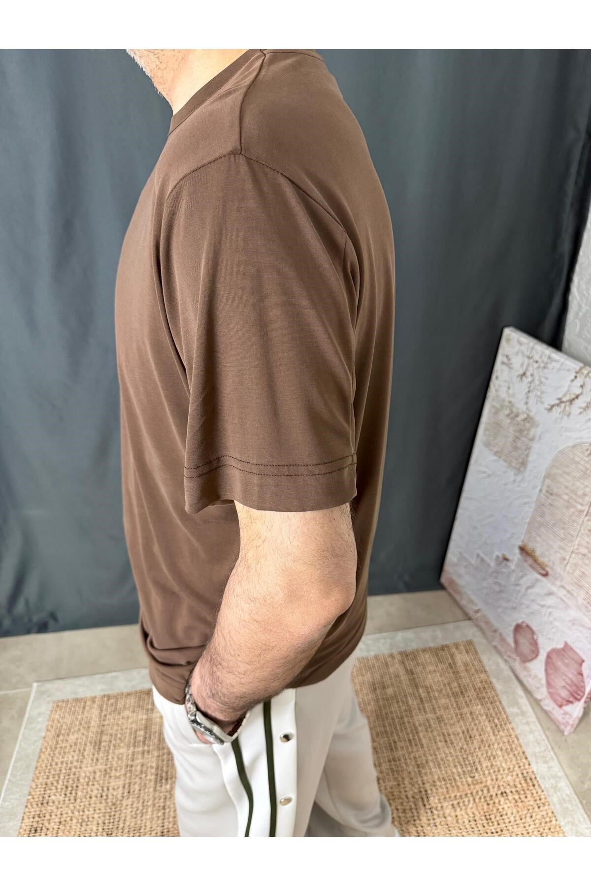 BİSİKLET YAKA MODAL TİŞÖRT