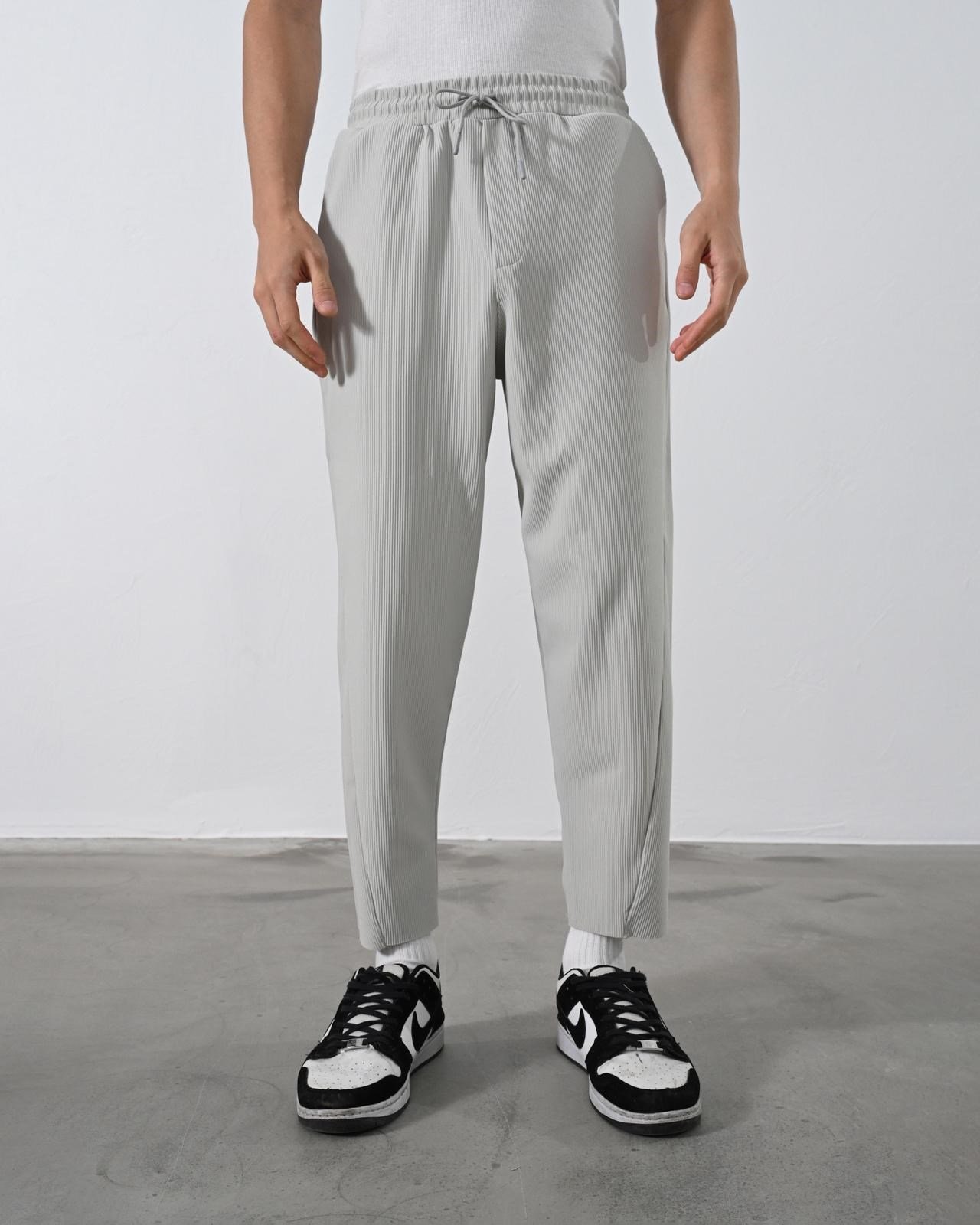 CARROT TIRTIKLI JOGGER (GRİ)