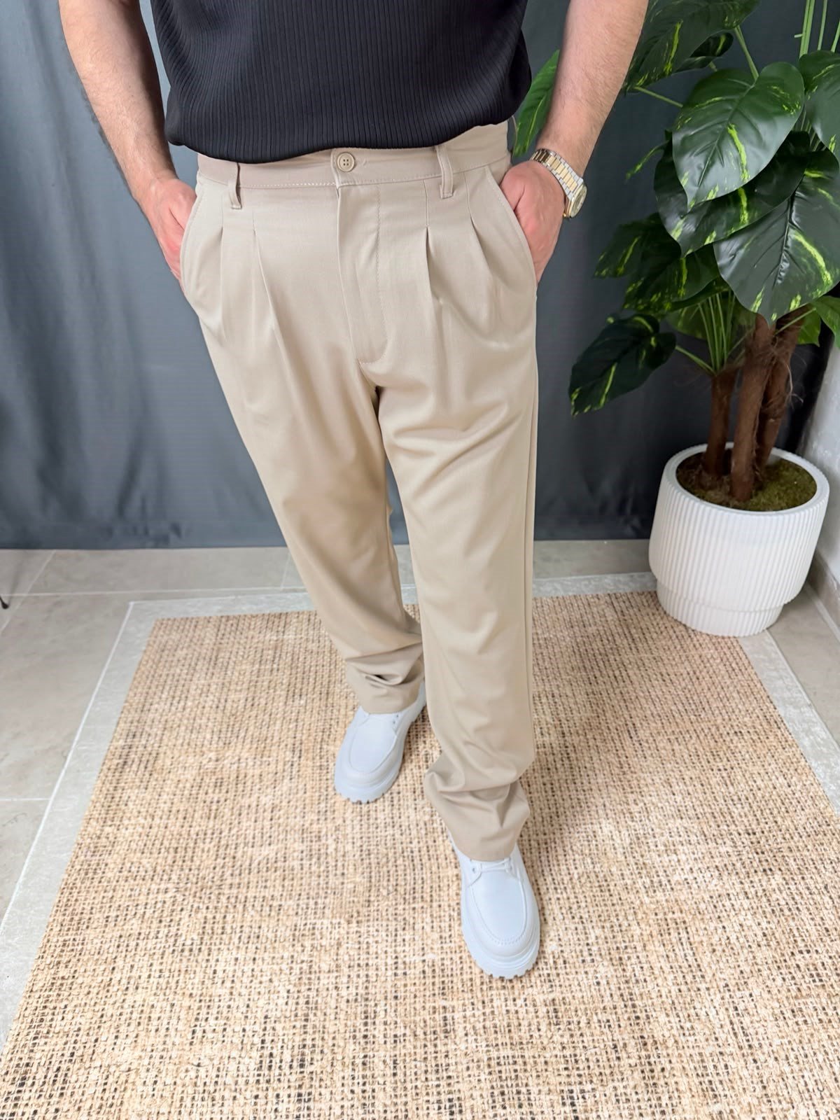 ÇİFT PİLELİ BAGGY PANTOLON
