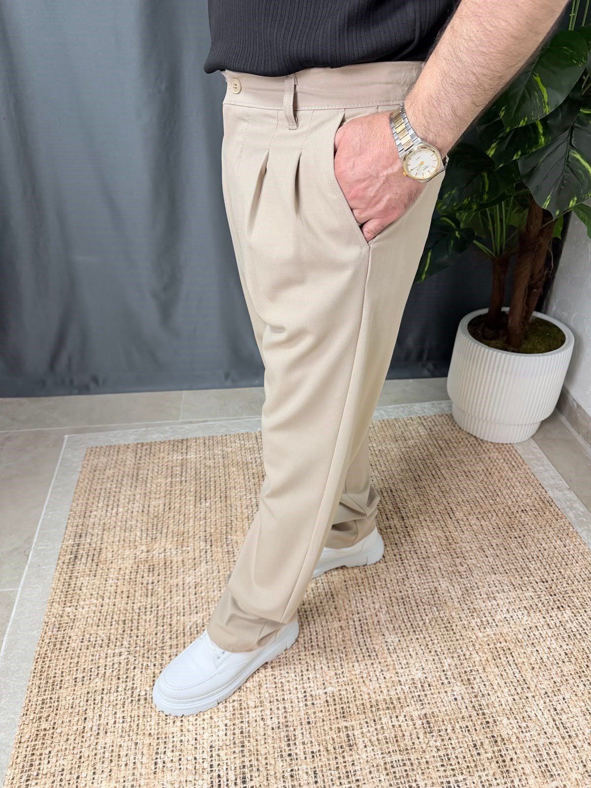 ÇİFT PİLELİ BAGGY PANTOLON