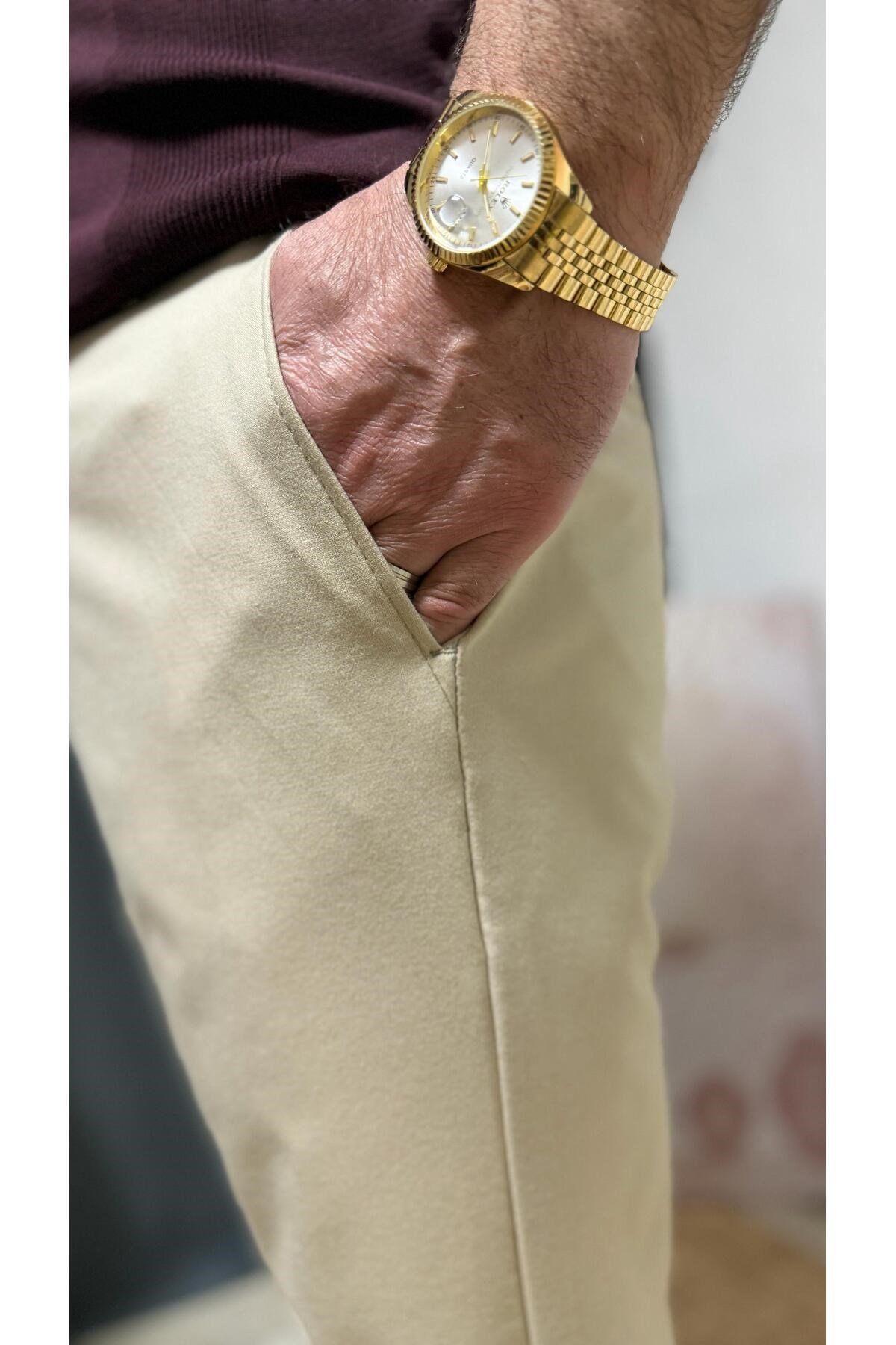 DAR KESİM BELİ BAĞCIKLI LASTİKLİ CASUAL JAGGER