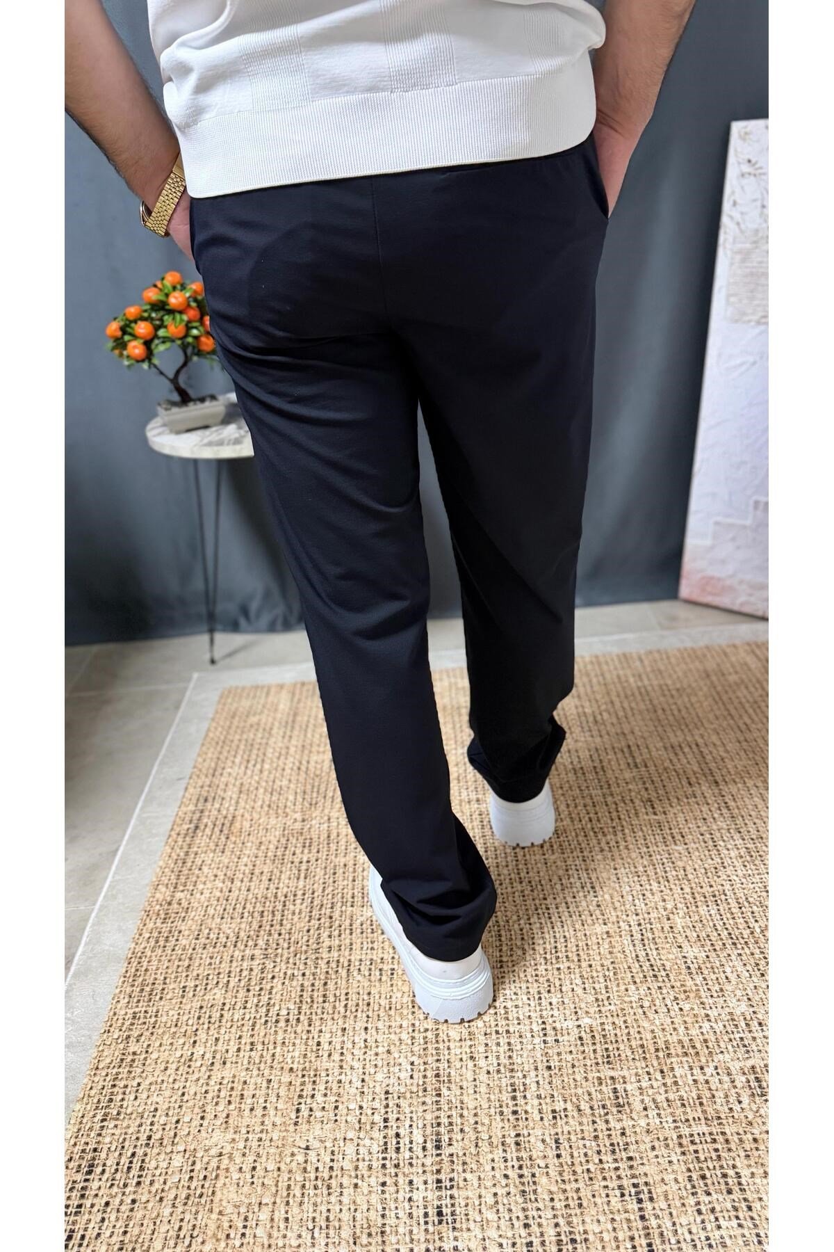 DAR KESİM BELİ BAĞCIKLI LASTİKLİ CASUAL JAGGER