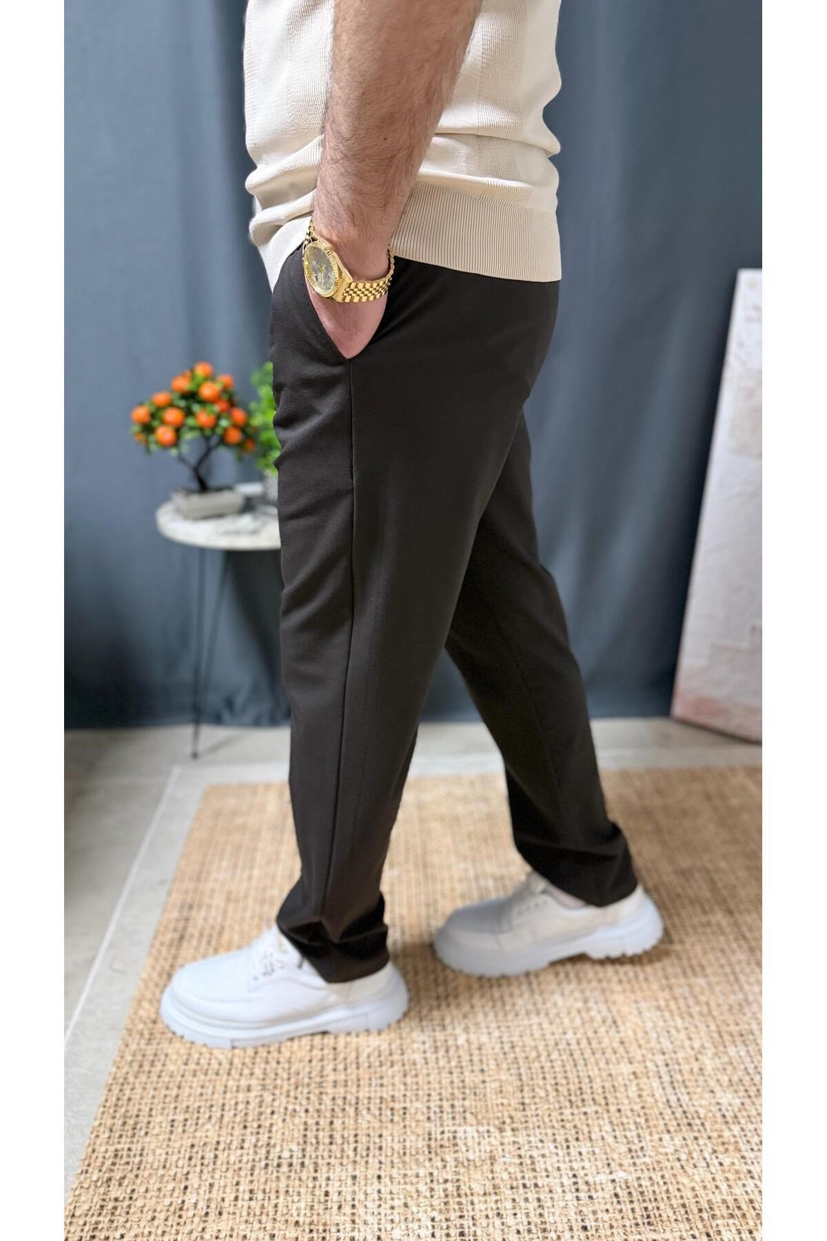 DAR KESİM BELİ BAĞCIKLI LASTİKLİ CASUAL JAGGER