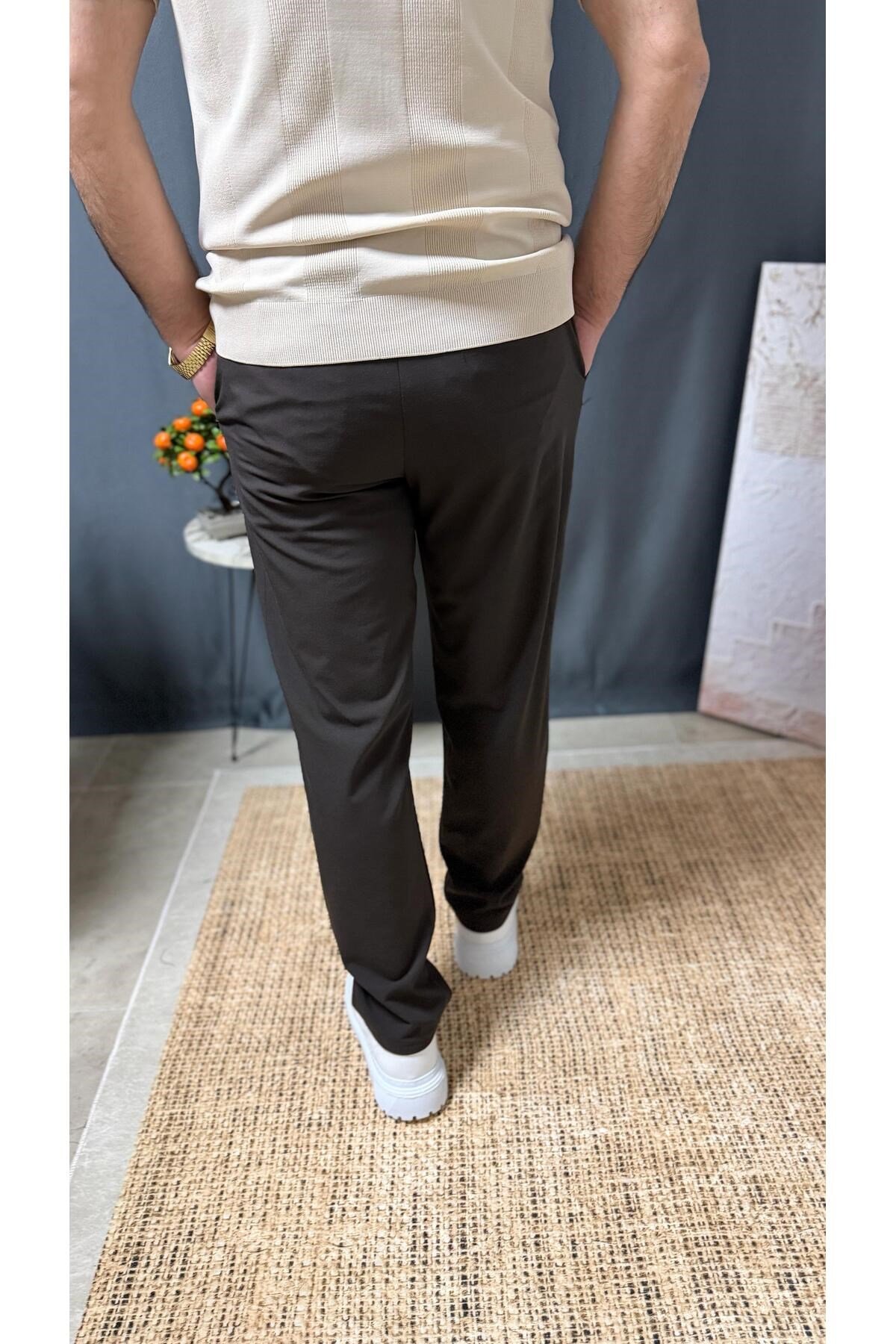 DAR KESİM BELİ BAĞCIKLI LASTİKLİ CASUAL JAGGER