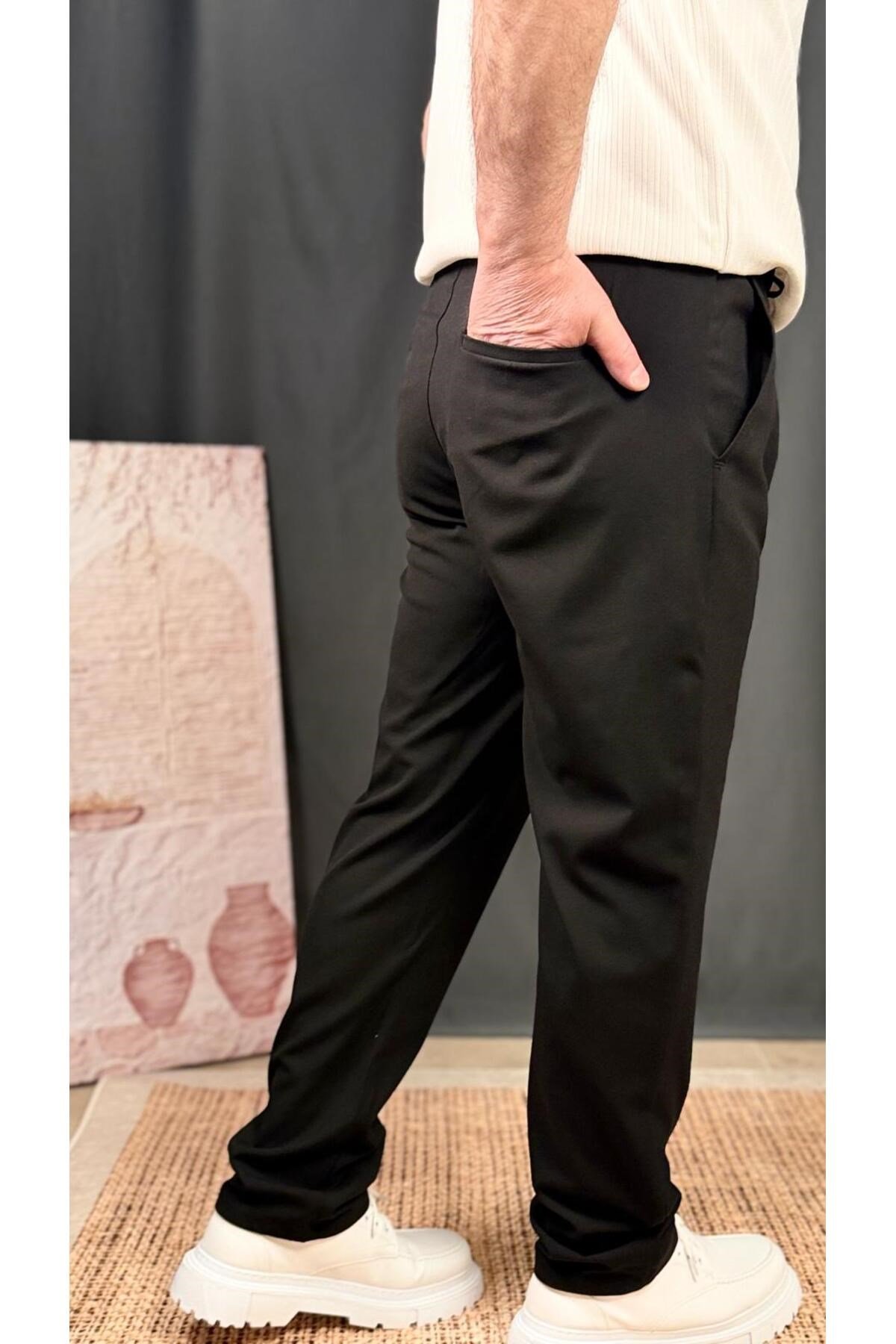 DAR KESİM KETEN PANTOLON