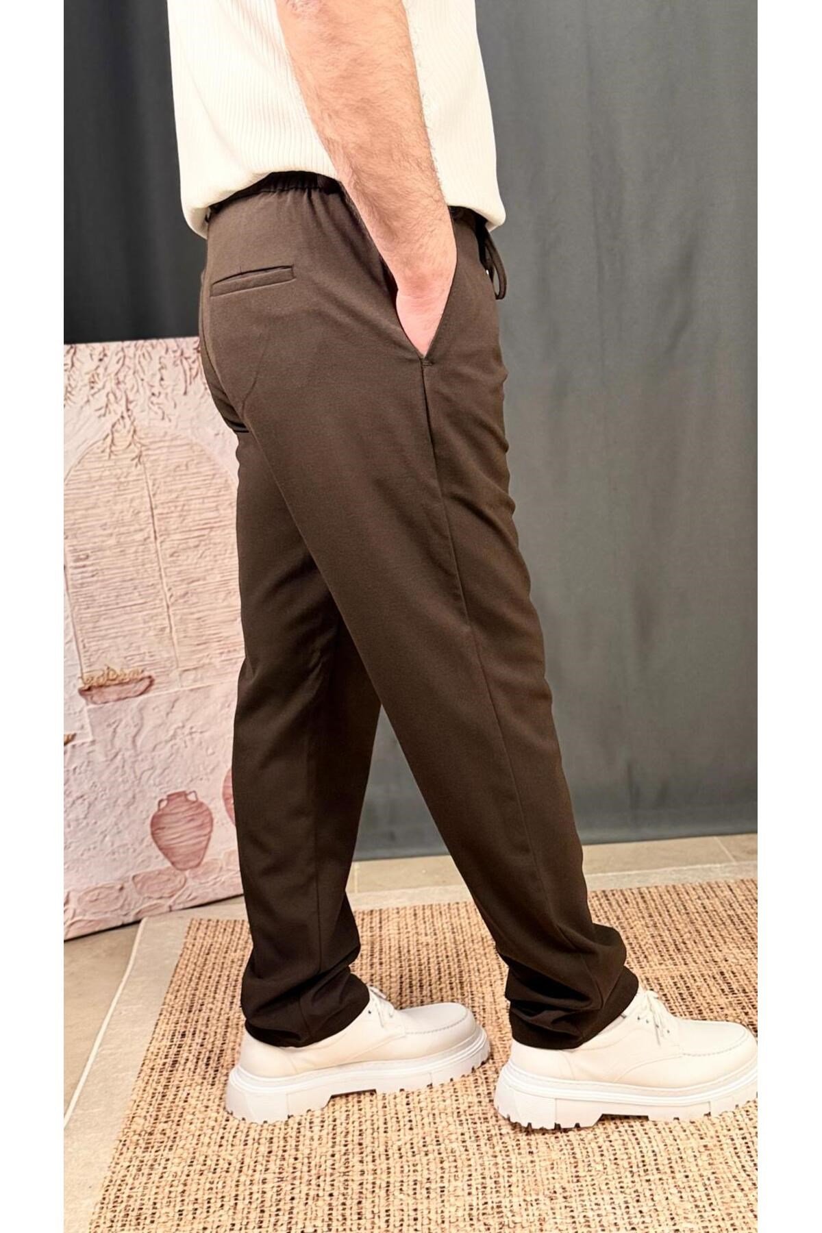 DAR KESİM KETEN PANTOLON