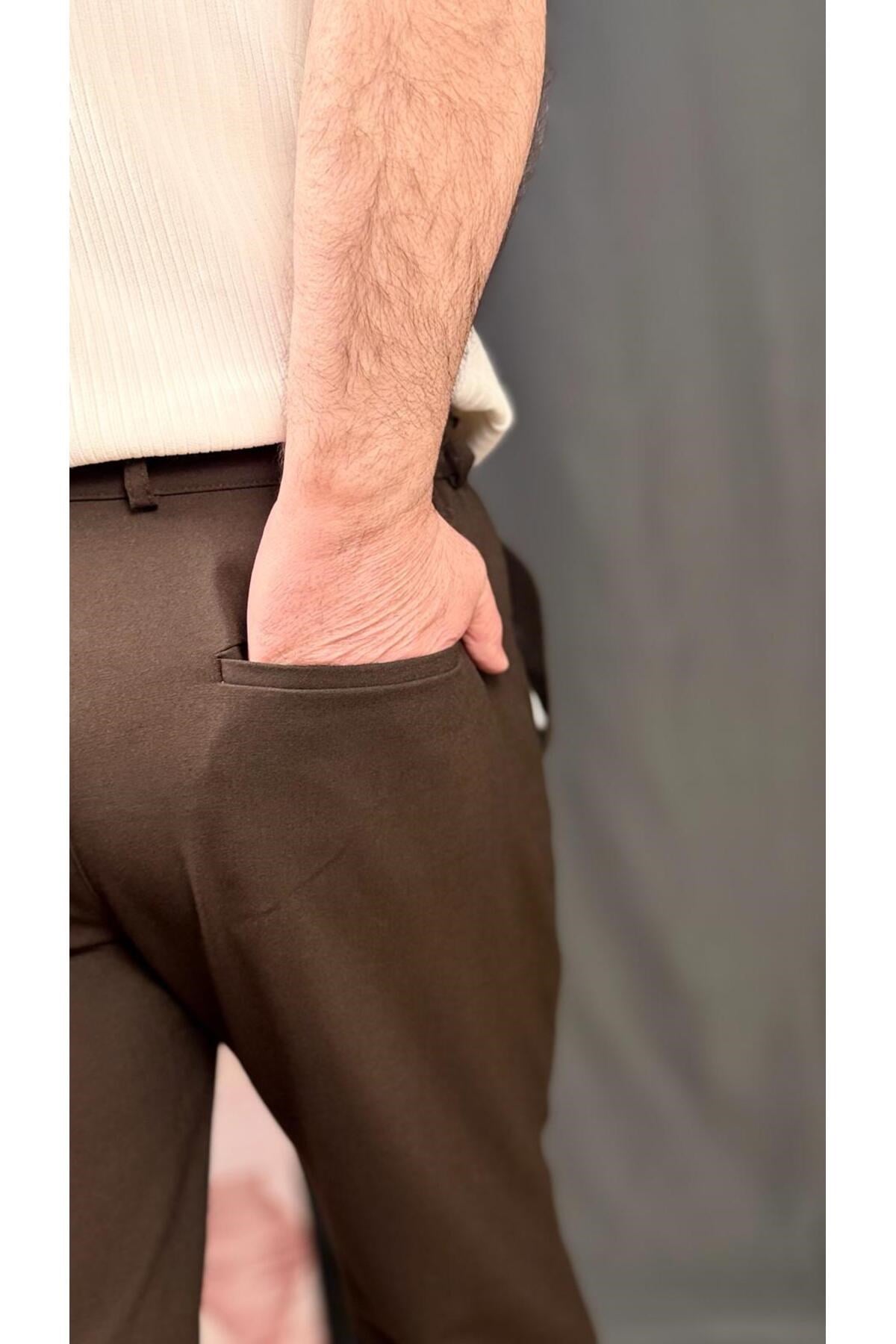 DAR KESİM KETEN PANTOLON