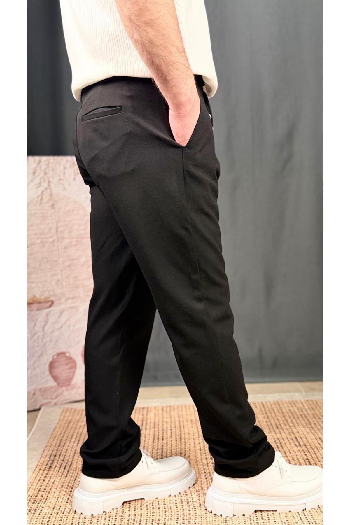 DAR KESİM KETEN PANTOLON