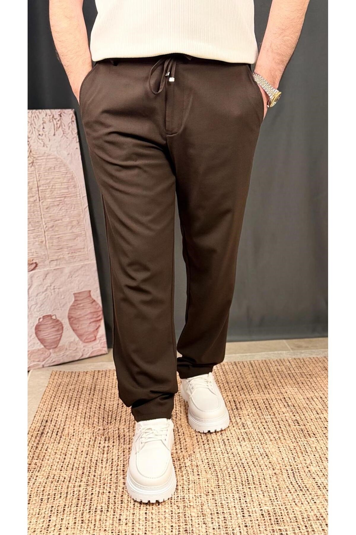 DAR KESİM KETEN PANTOLON