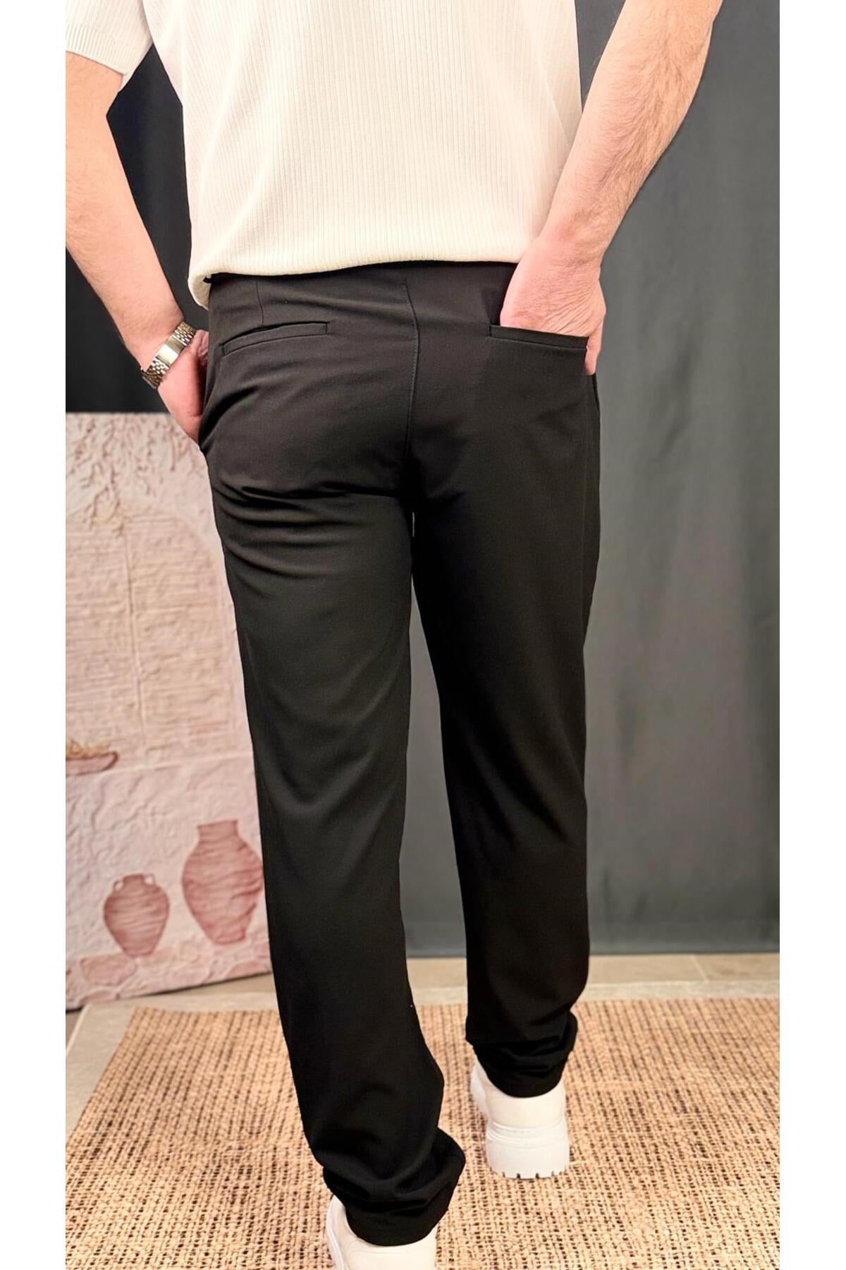 DAR KESİM KETEN PANTOLON
