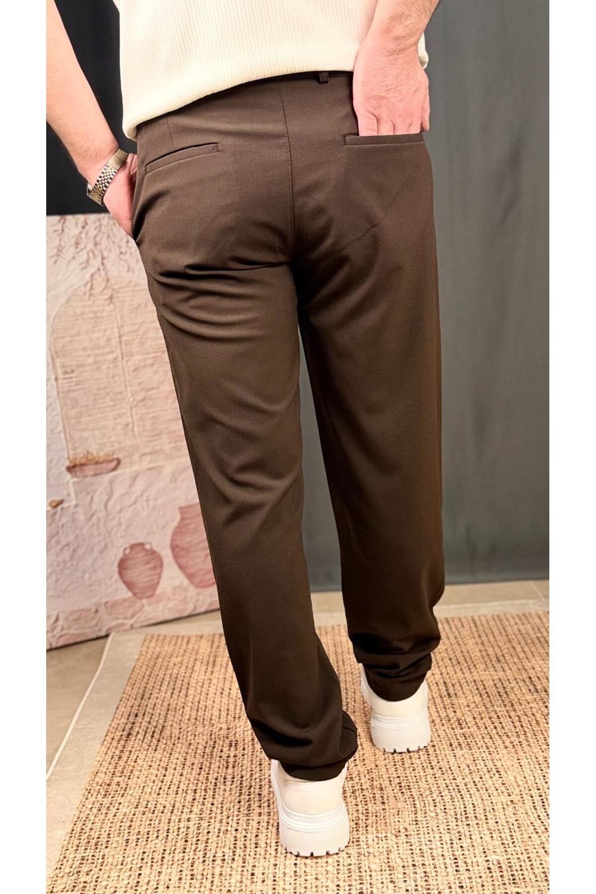 DAR KESİM KETEN PANTOLON