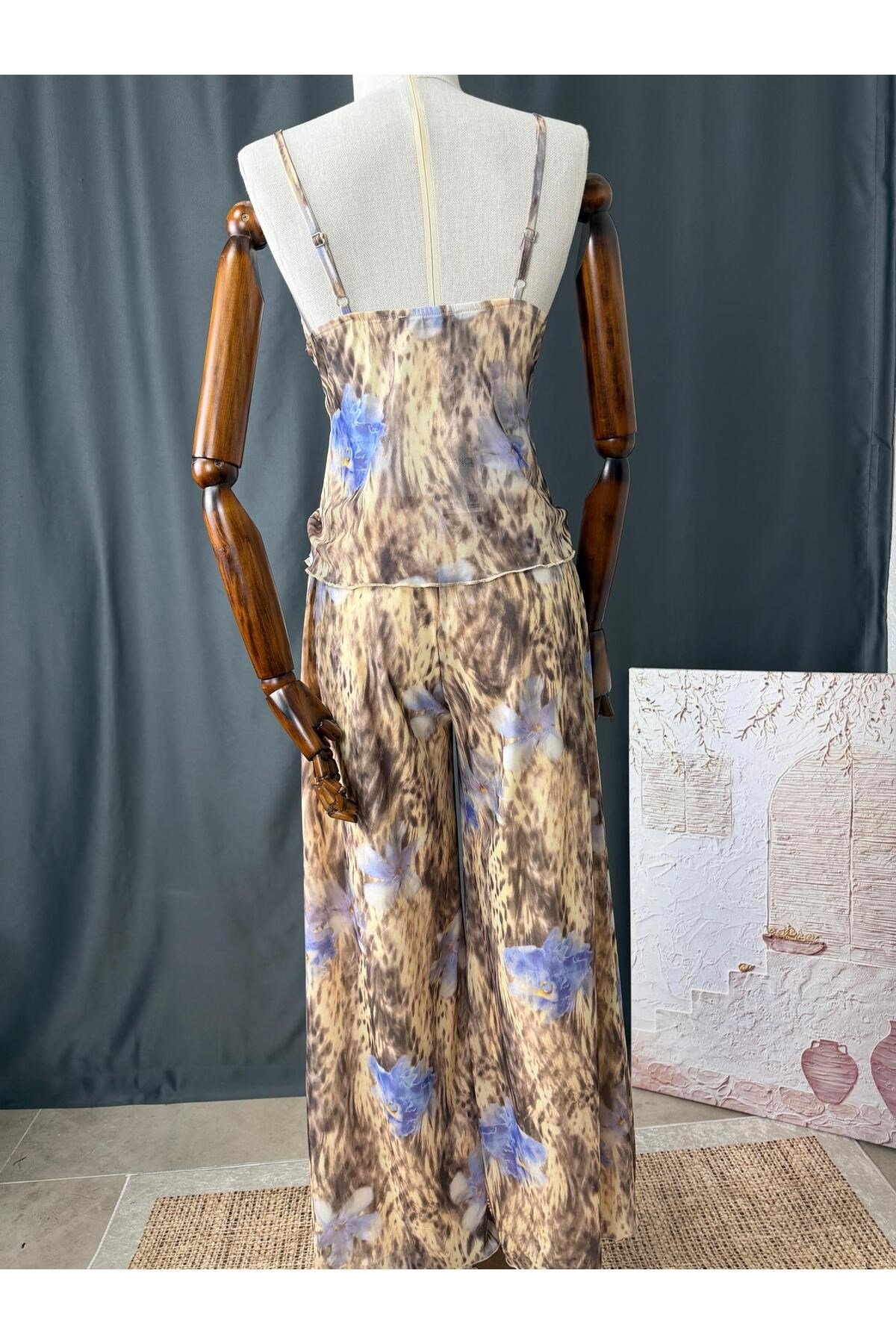 DESENLİ TÜL PANTOLON