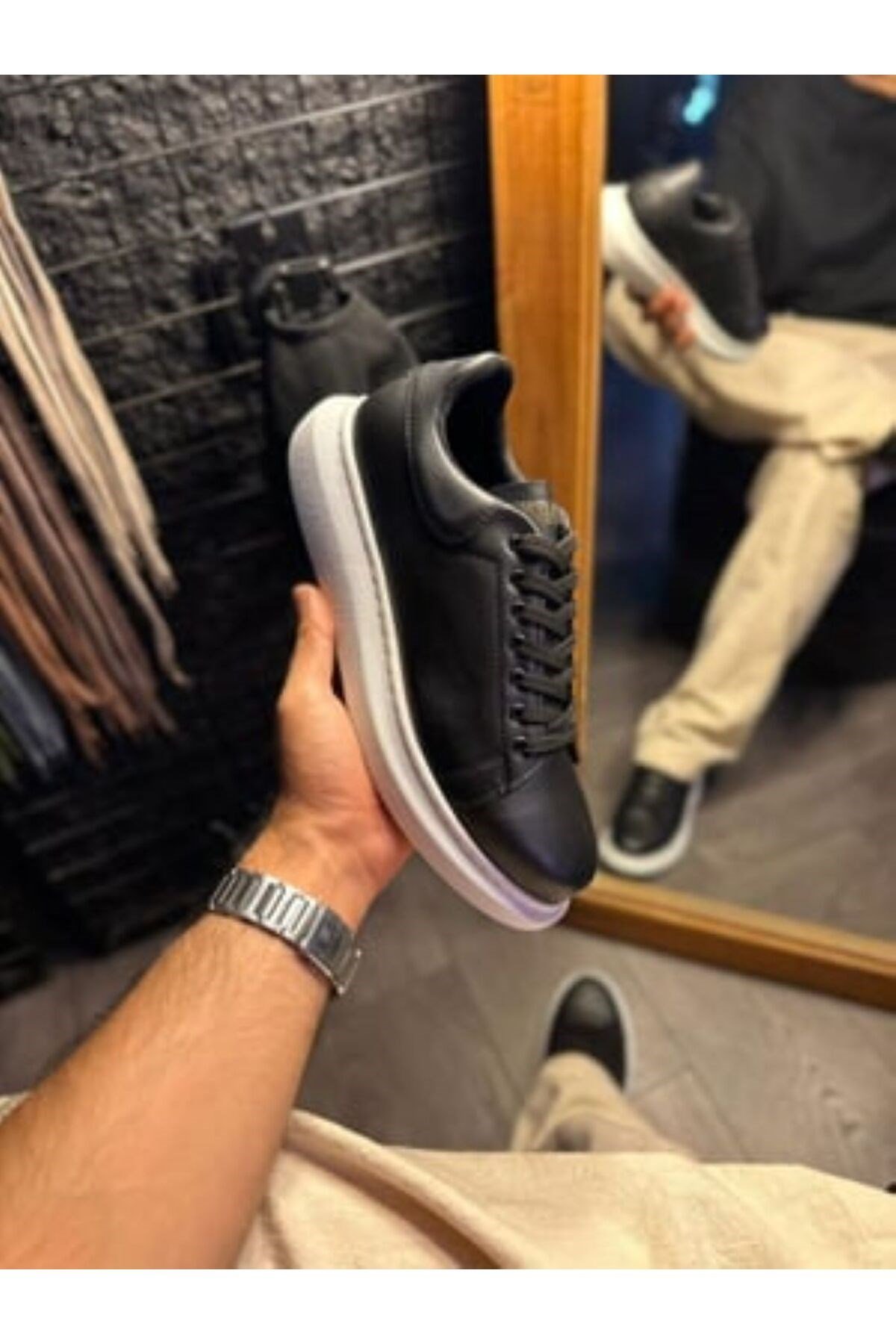 ERKEK BAĞCIKLI SNEAKER AYAKKABI
