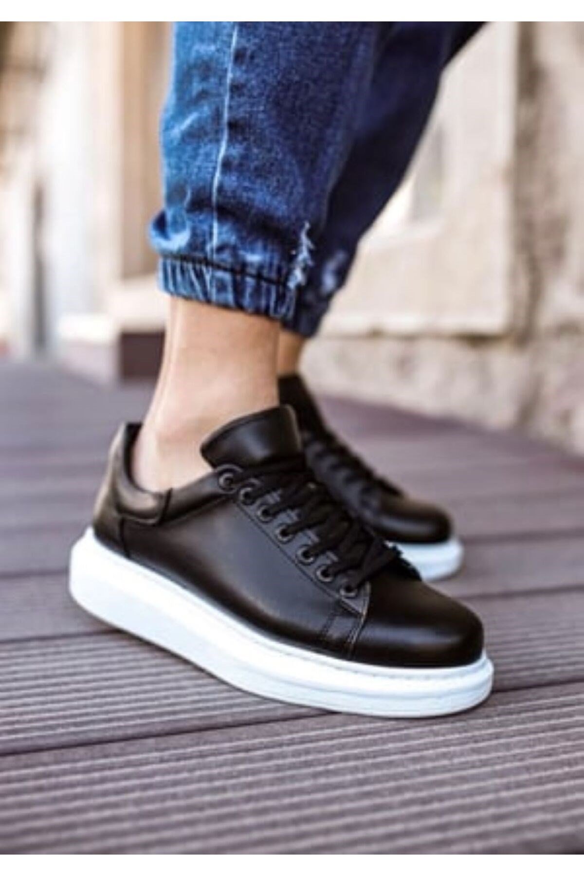 ERKEK BAĞCIKLI SNEAKER AYAKKABI