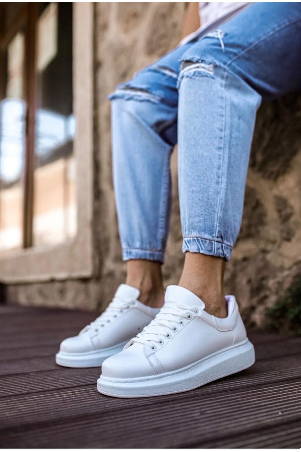 ERKEK BAĞCIKLI SNEAKER AYAKKABI
