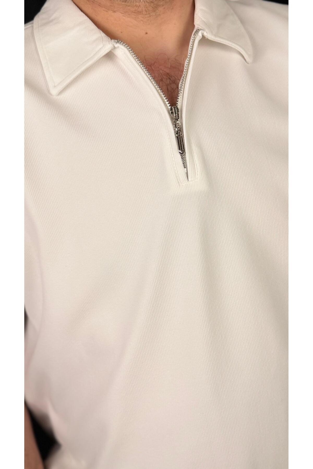 ERKEK, FERMUARLI POLO YAKA ÜST VE JOGGER PANTOLON TAKIM