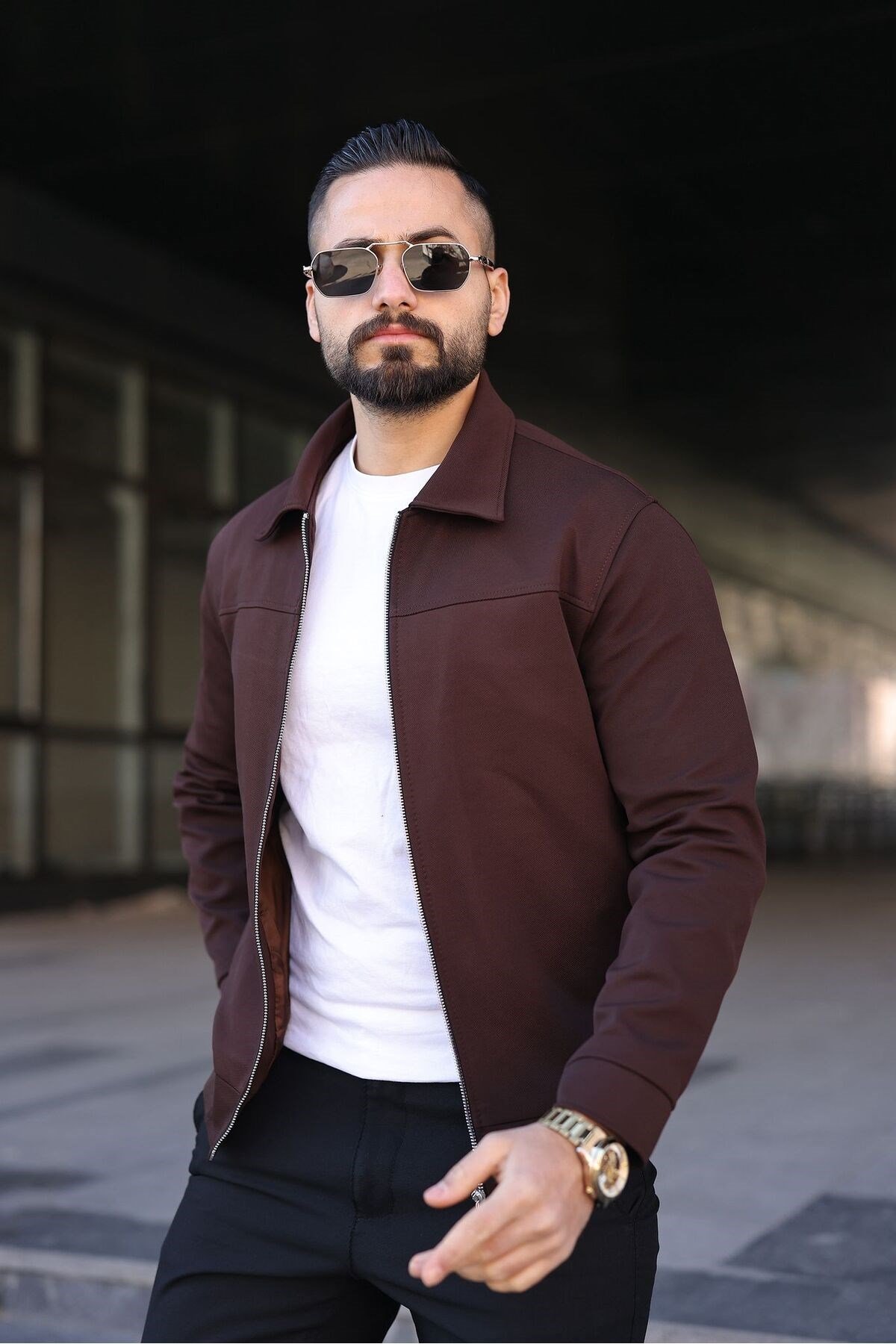 ERKEK MEVSİMLİK KISA KAŞE CEKET