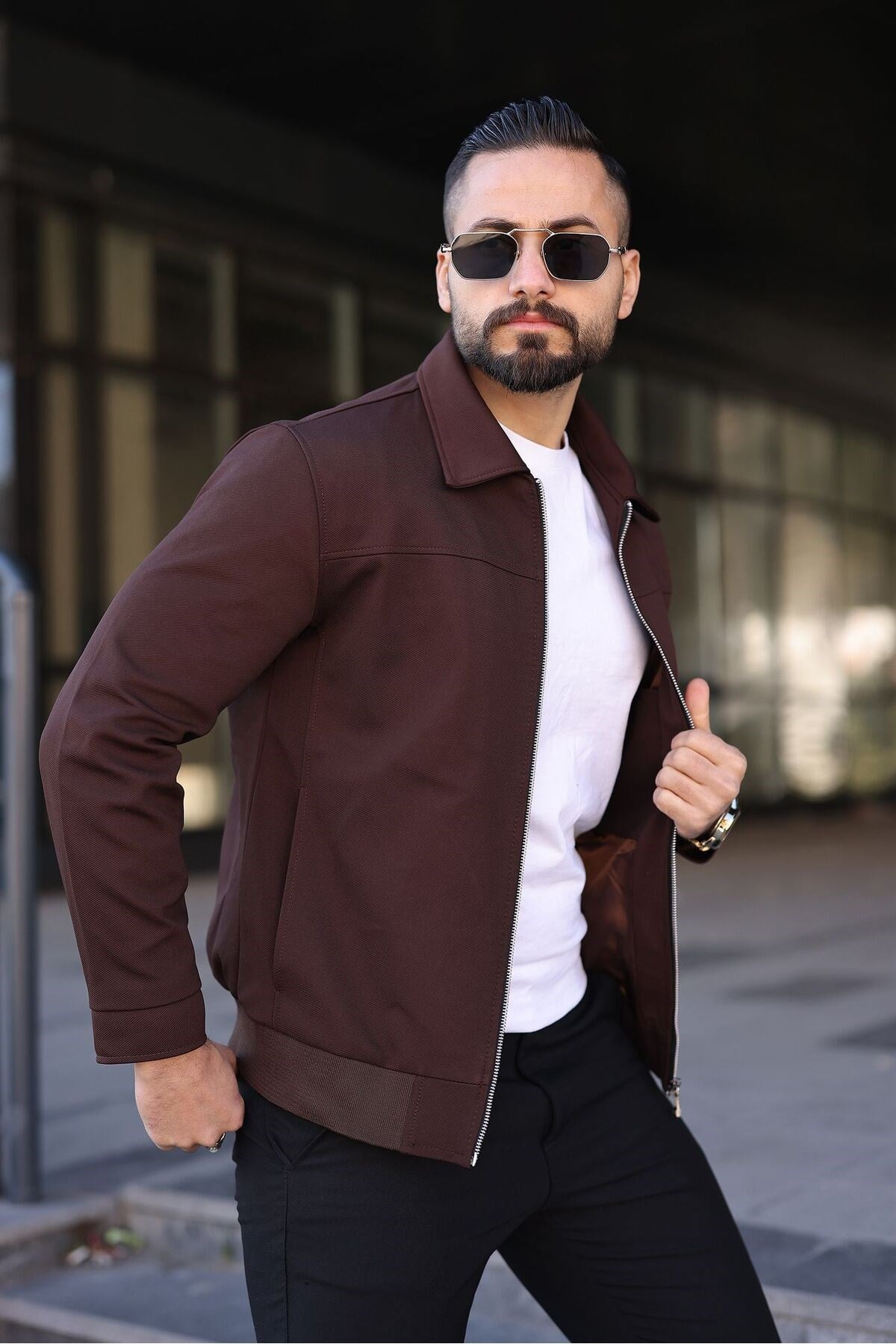 ERKEK MEVSİMLİK KISA KAŞE CEKET