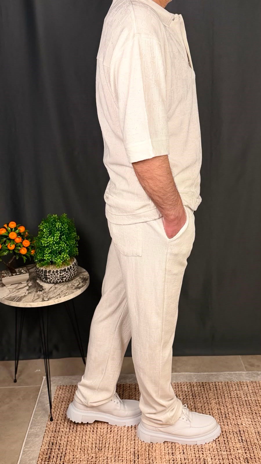FERMUARLI POLO YAKA JOGGER TAKIM